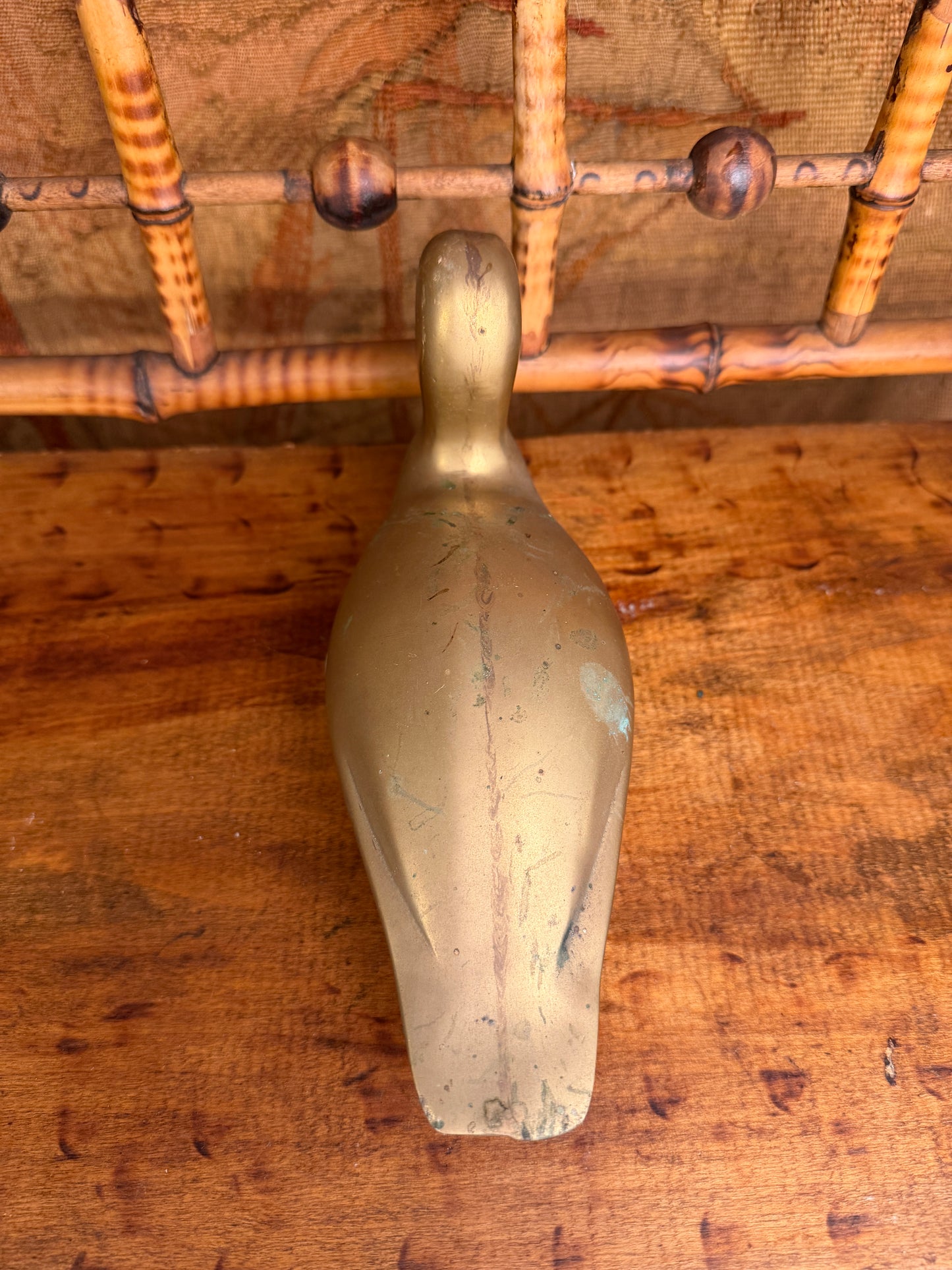 Vintage Brass Duck