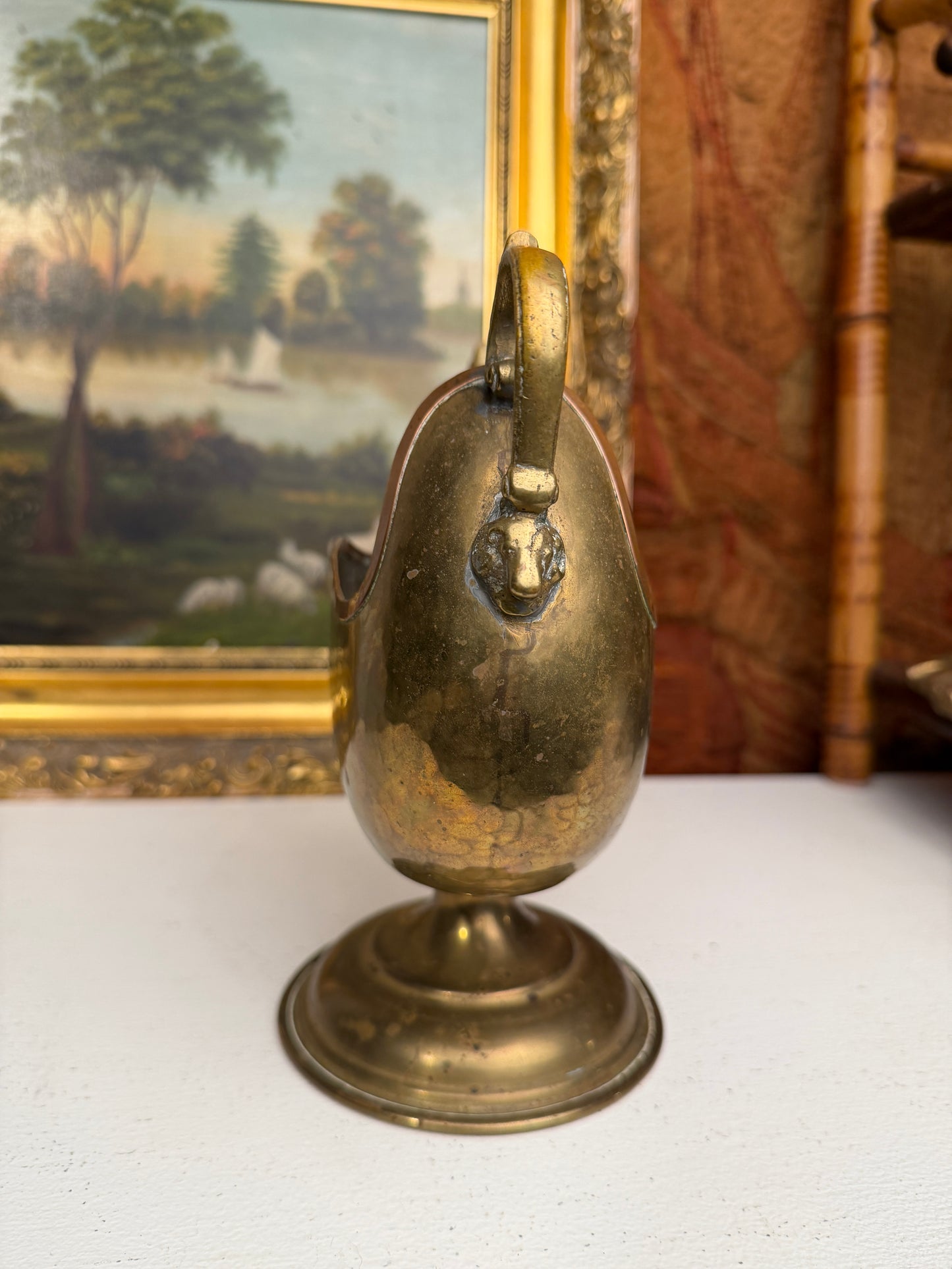 Hammered Brass & Copper Vessel