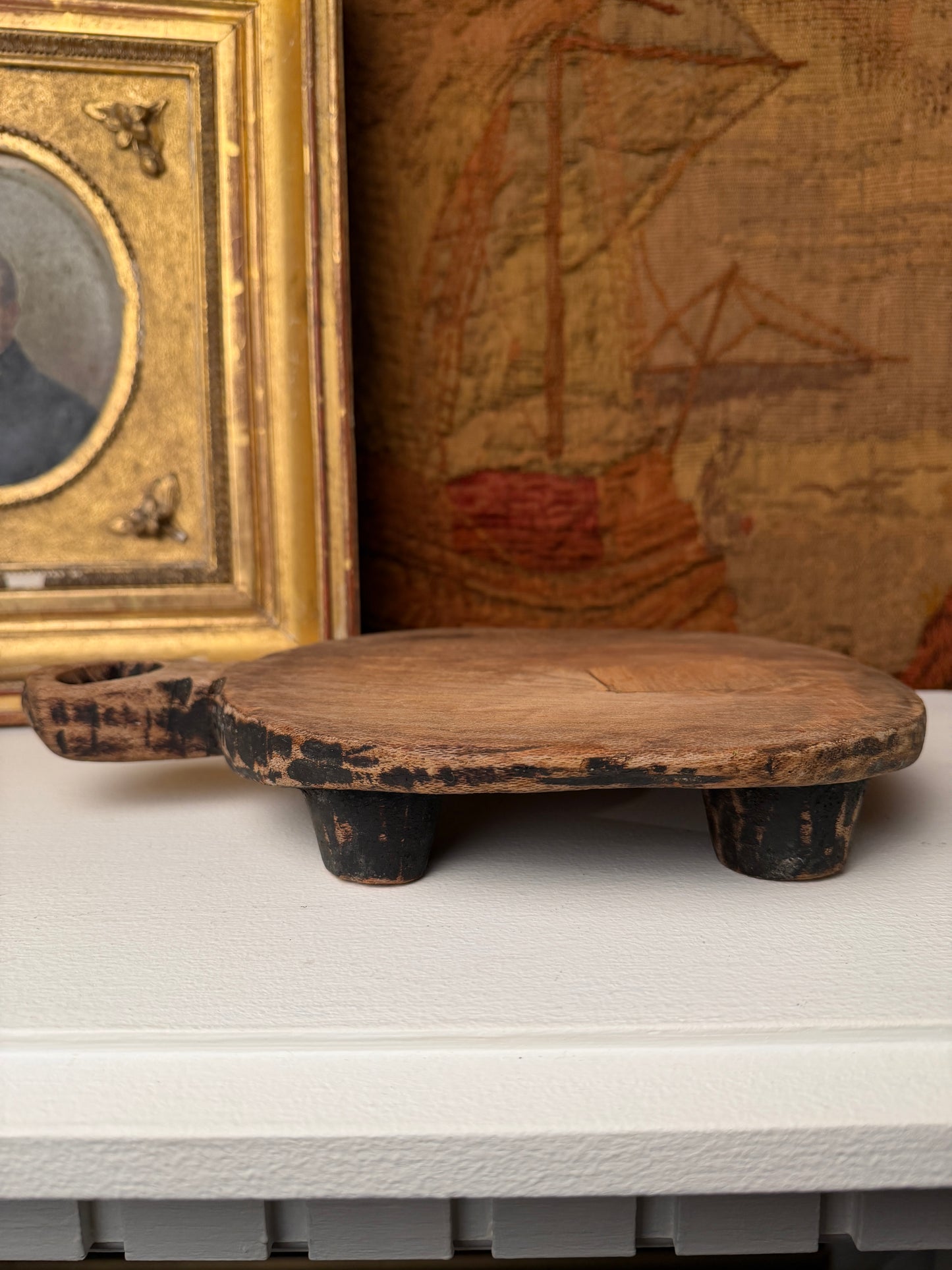 Vintage Wooden Pedestal