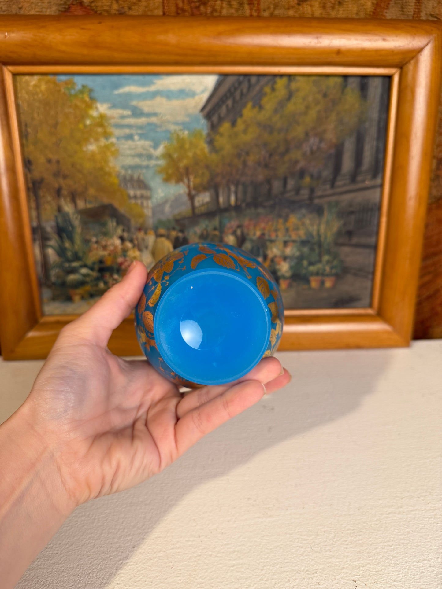 Opaline Bud Vase
