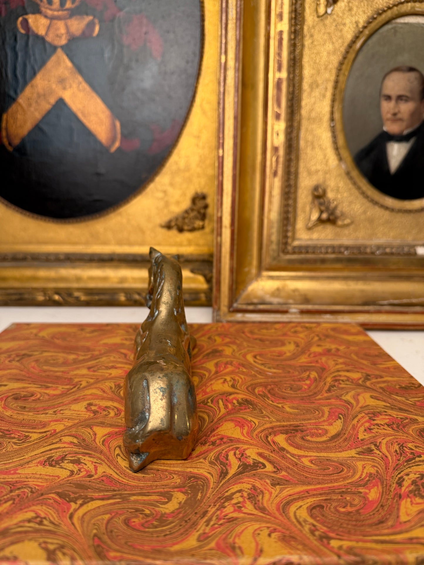 Vintage Brass Horse