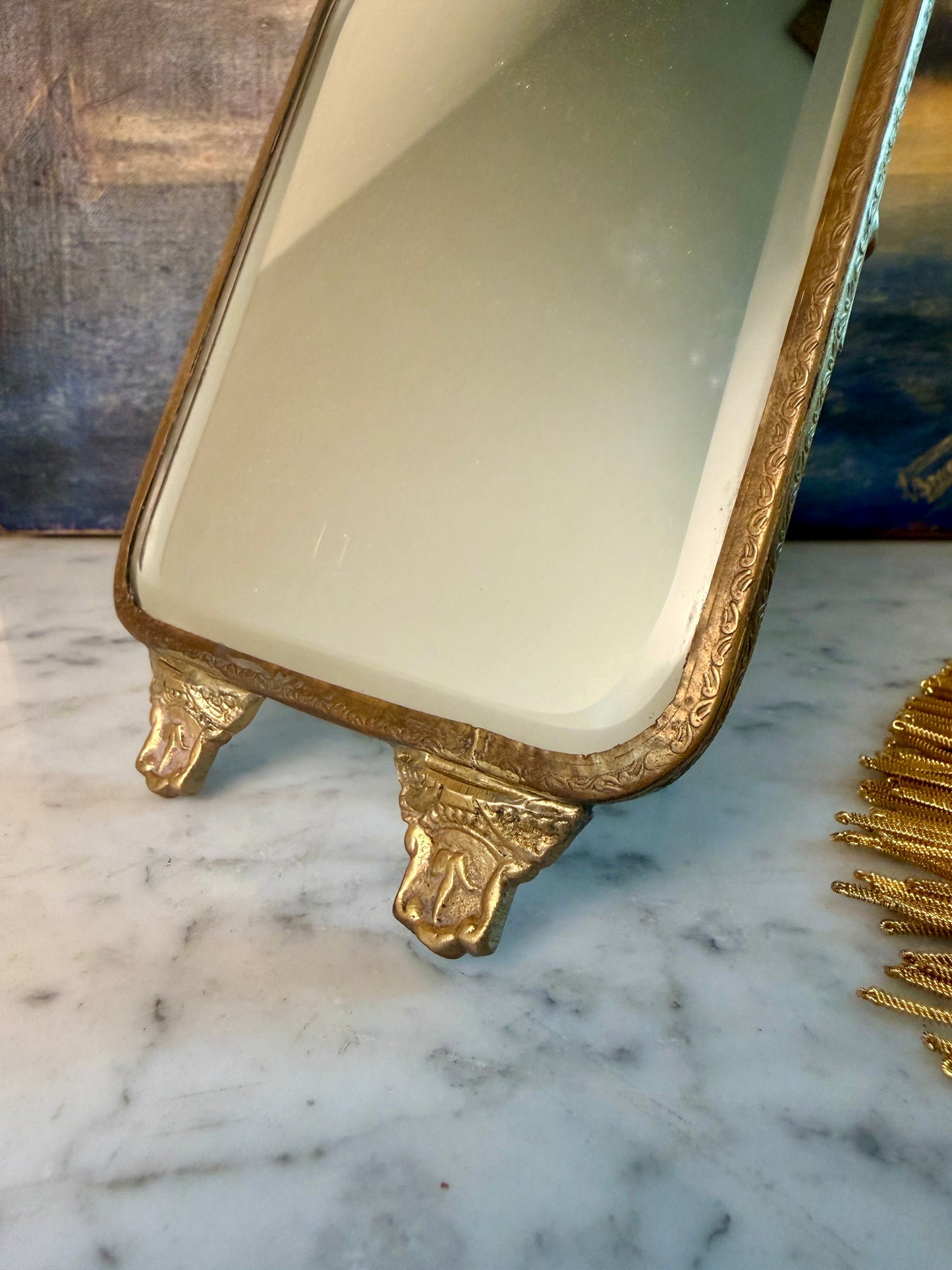 Vintage Ornate Vanity Mirror