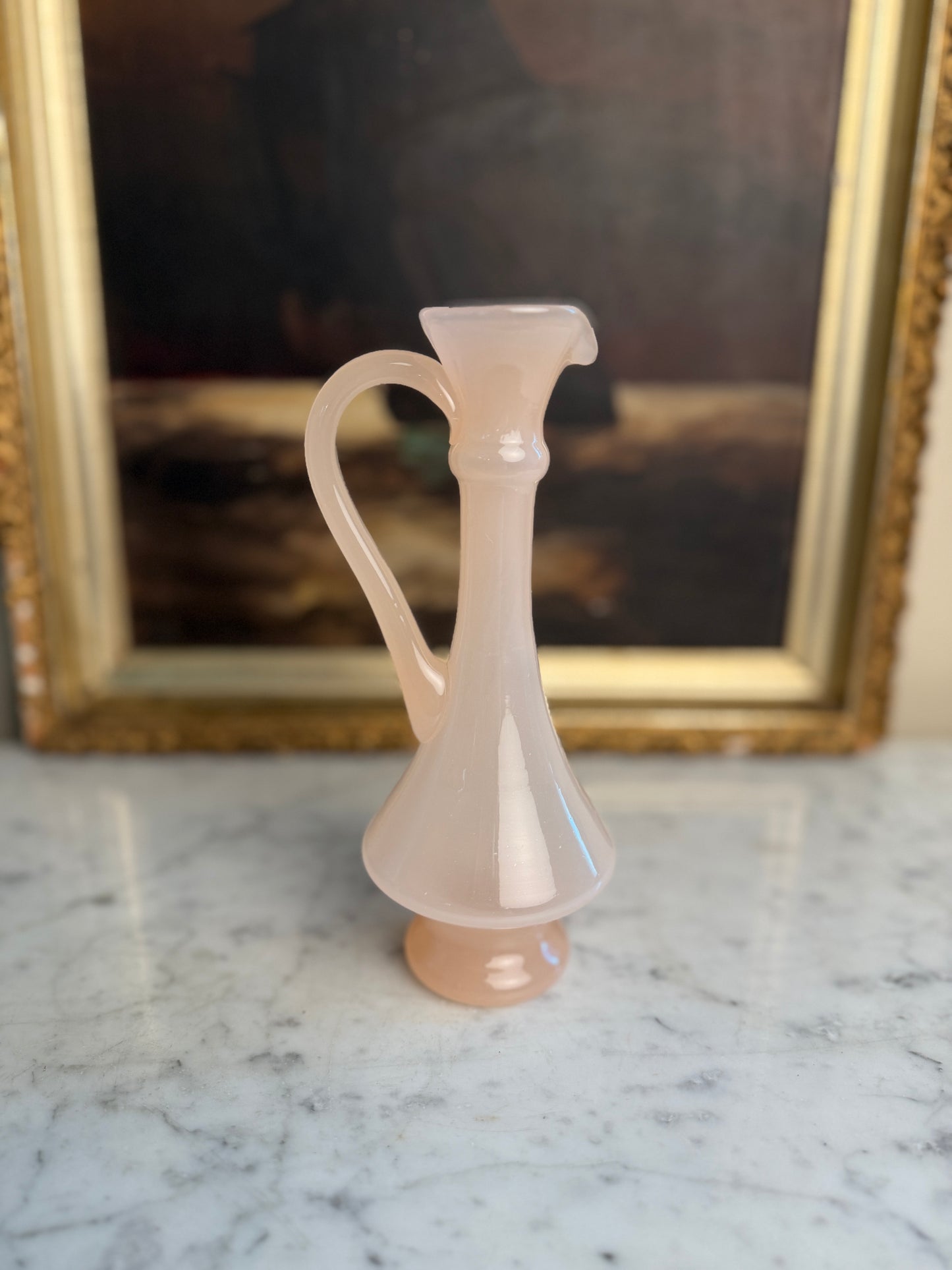 Pale Pink Opaline Pitcher