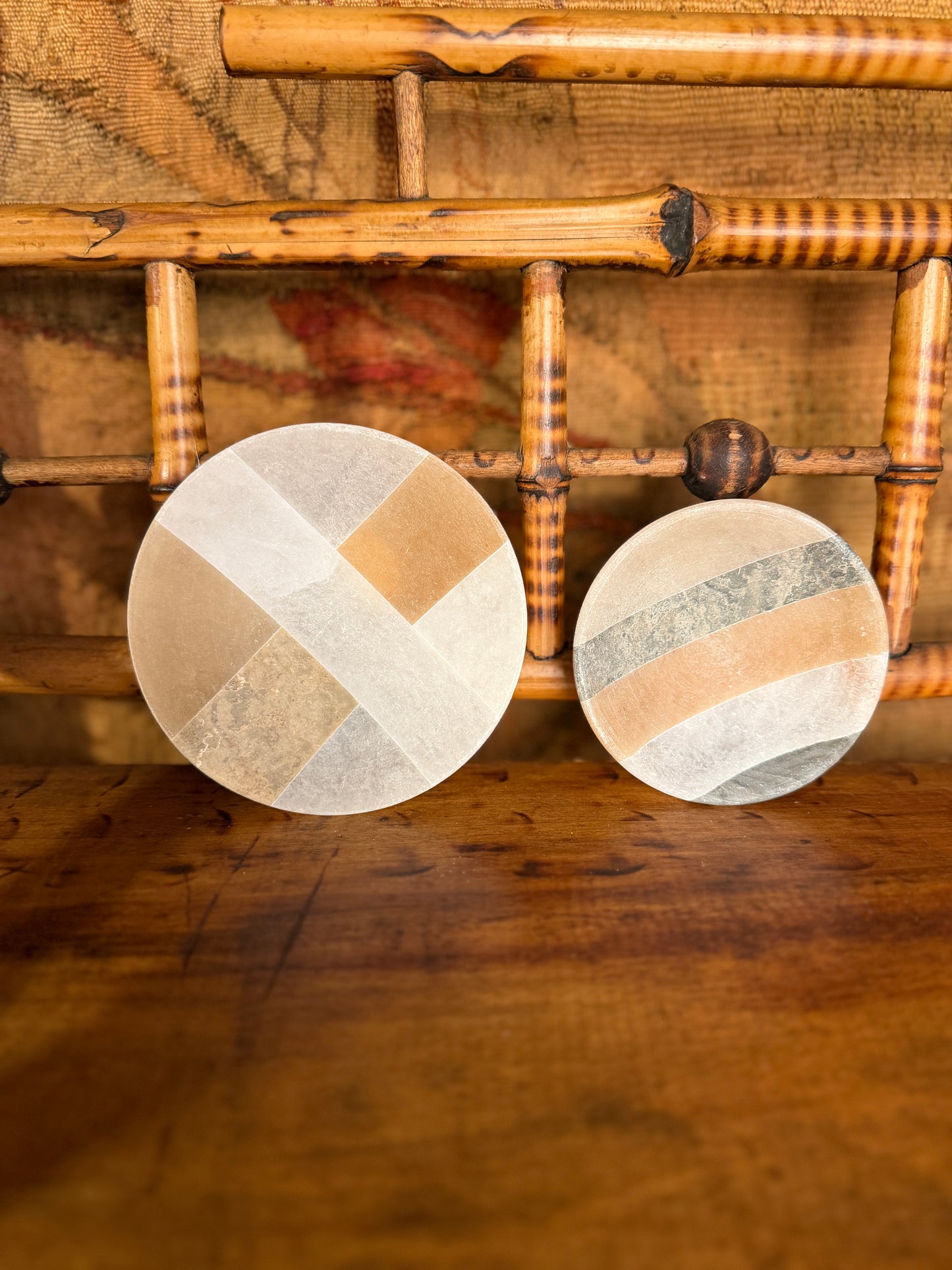 Alabaster Catchall Dish Set of 2