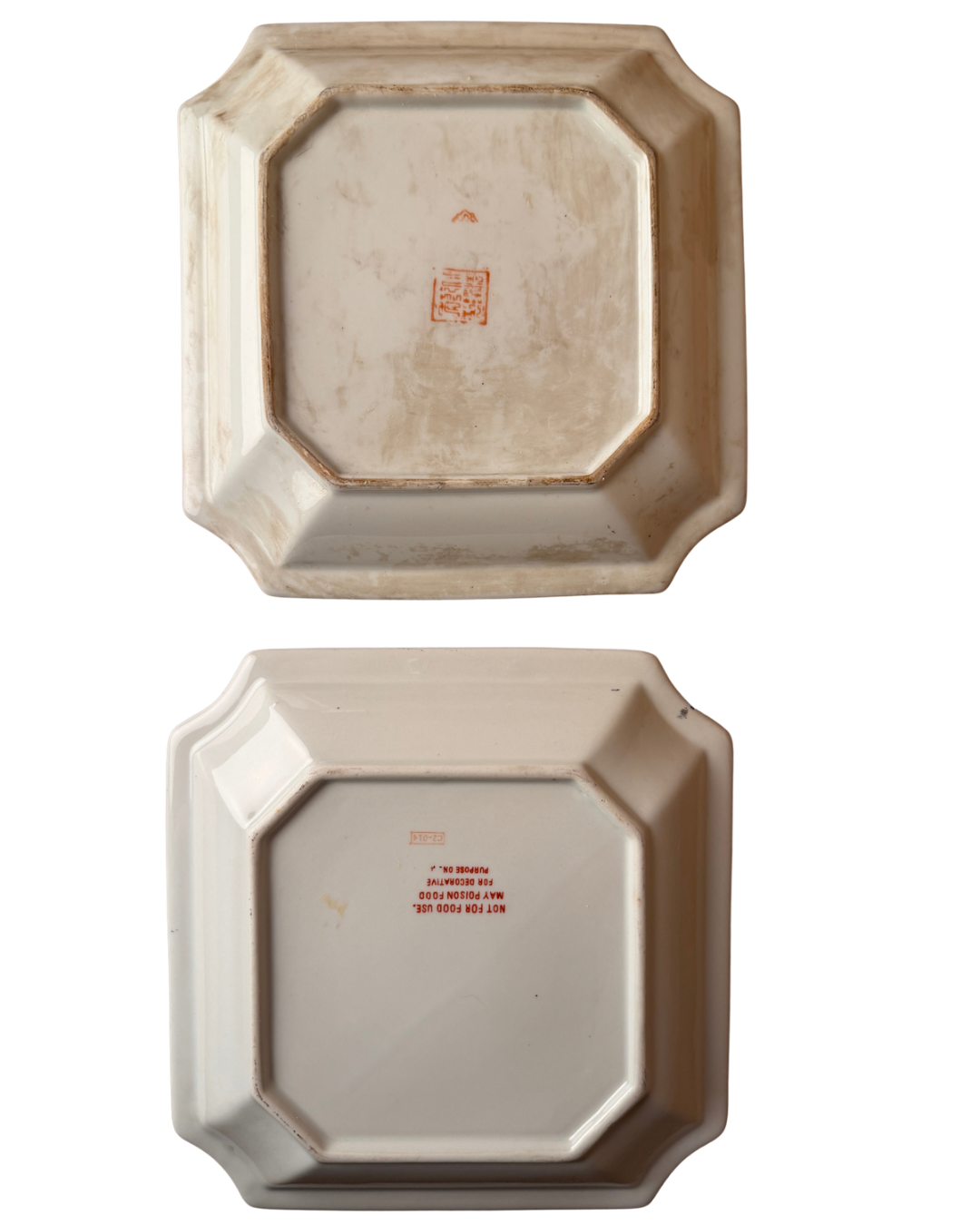 Set of Two Decorative Plates