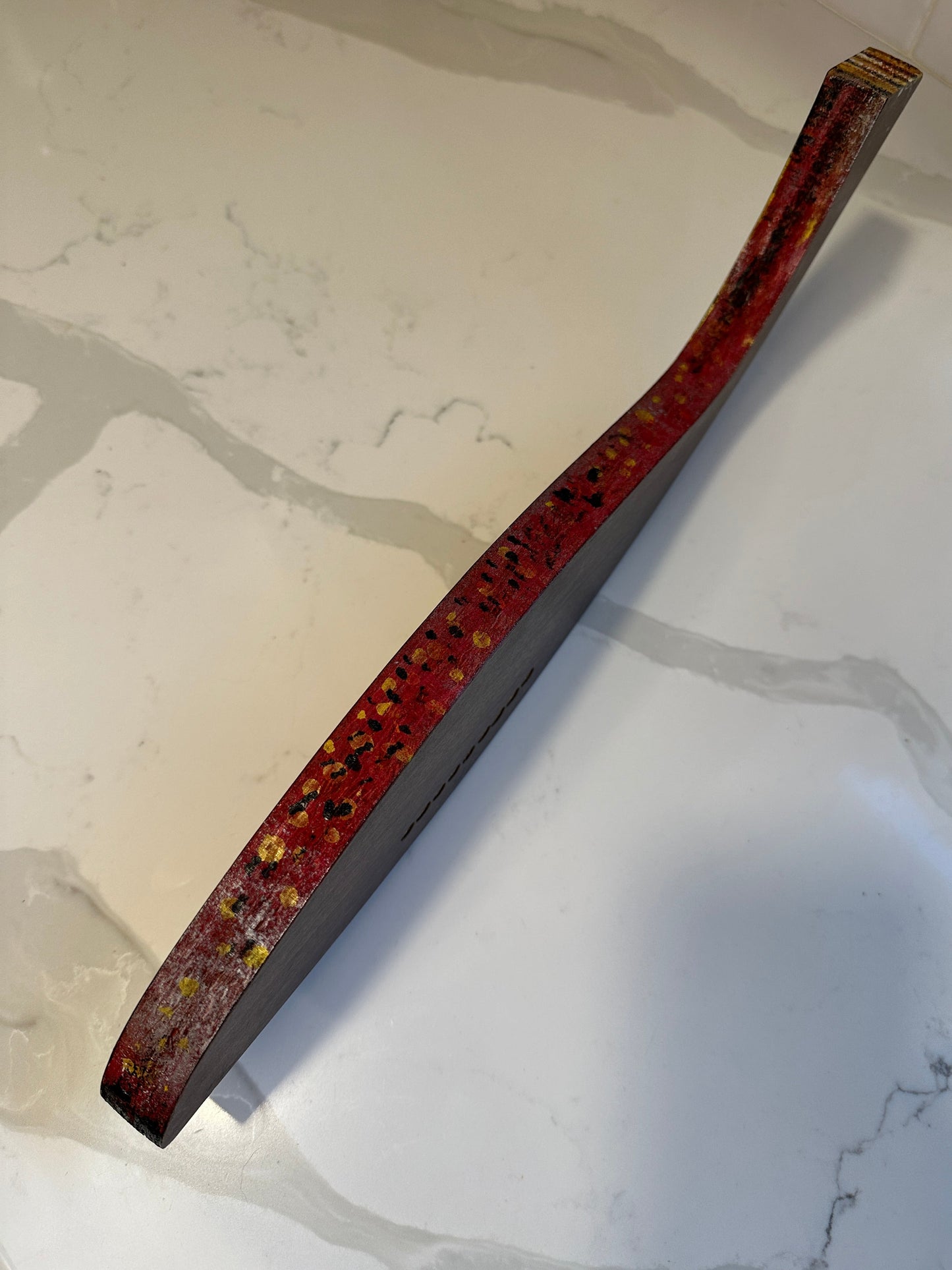 Hand-Painted Wooden Fish Sculpture