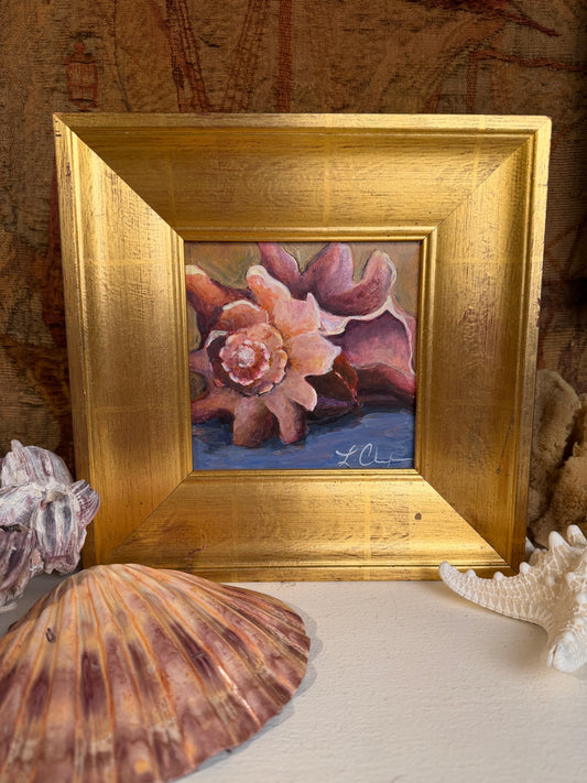 Conch Shell Painting