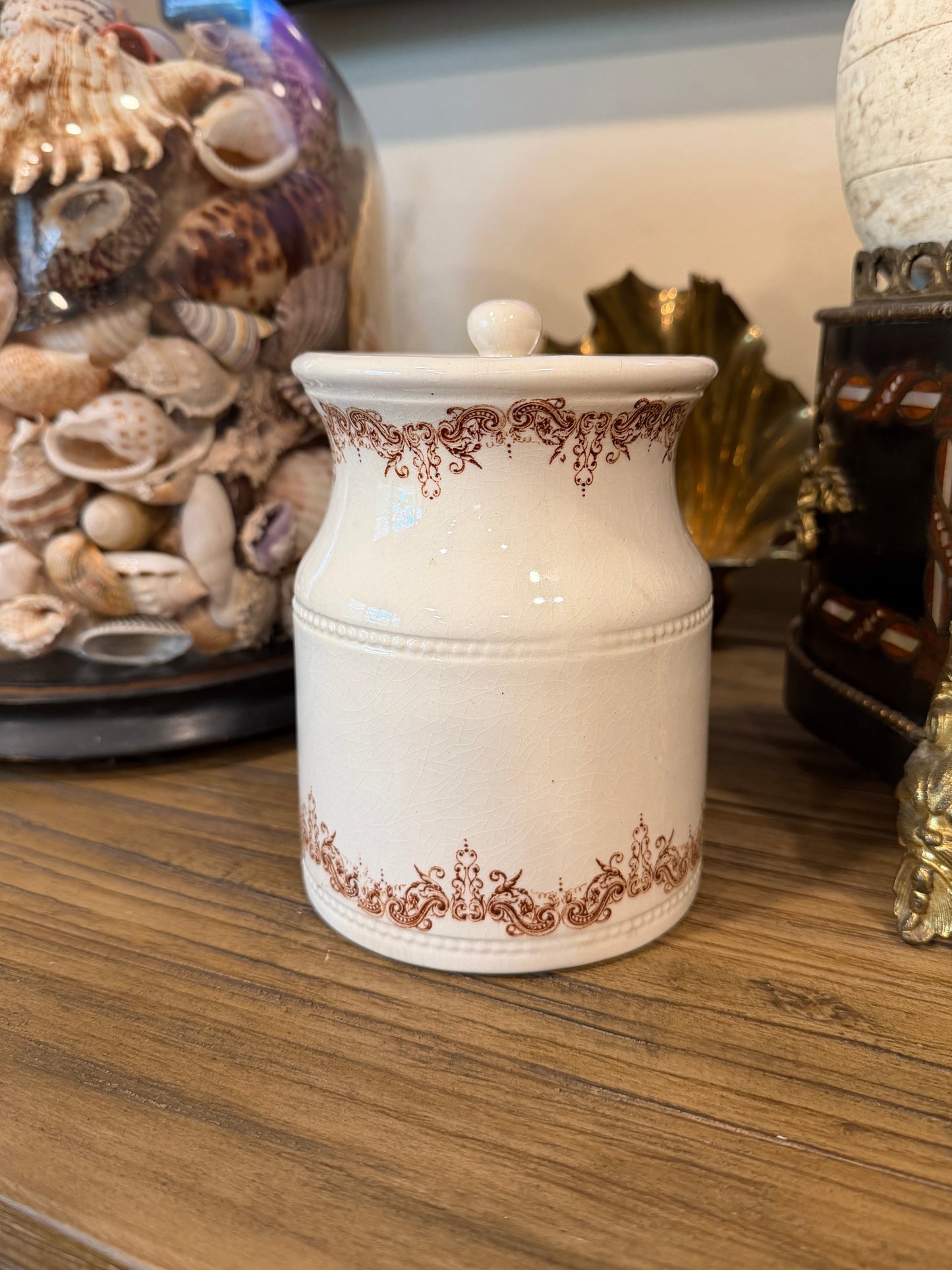 Vintage Royal Crownford Victoriana Lidded Canister