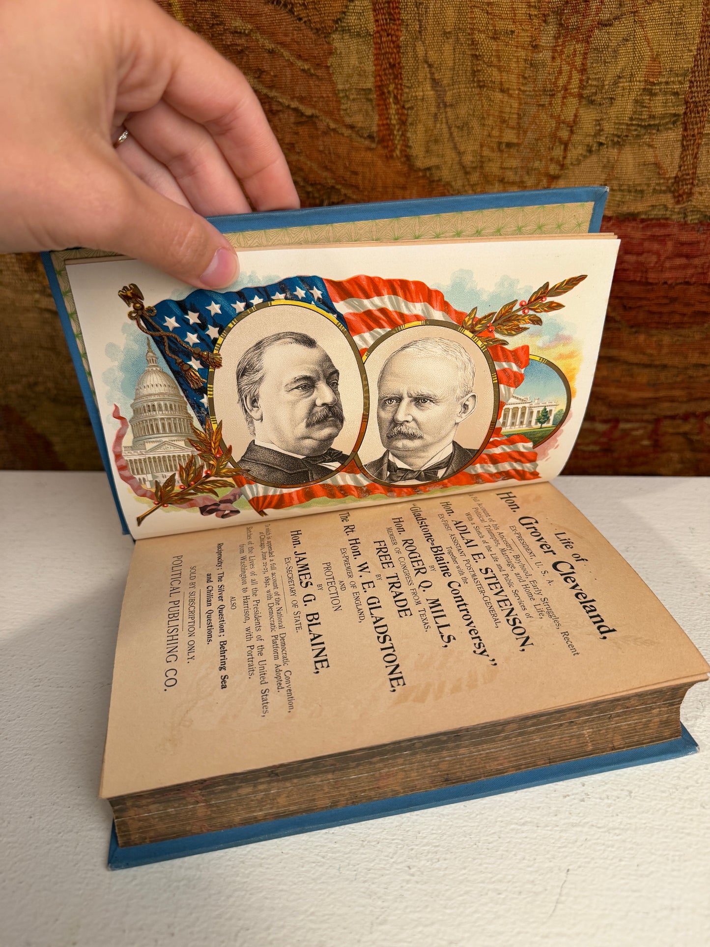 Lives of Grover Cleveland and Stevenson Official Edition 1892