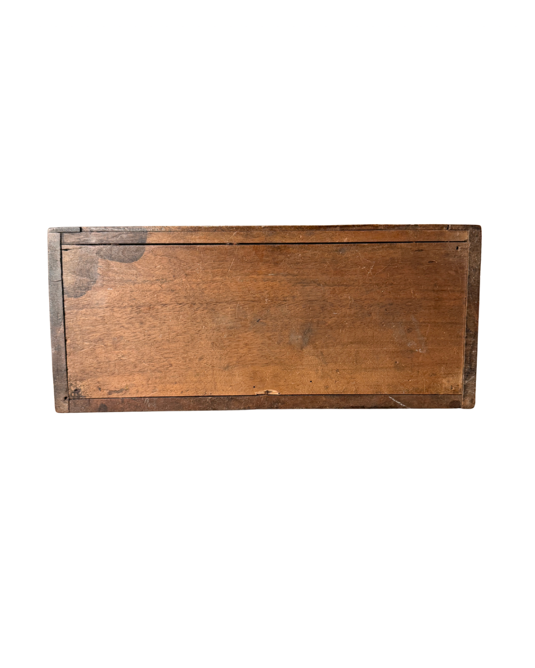 Wooden Storage Chest with Faux Drawers