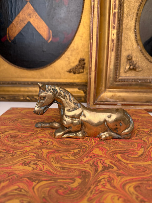 Vintage Brass Horse