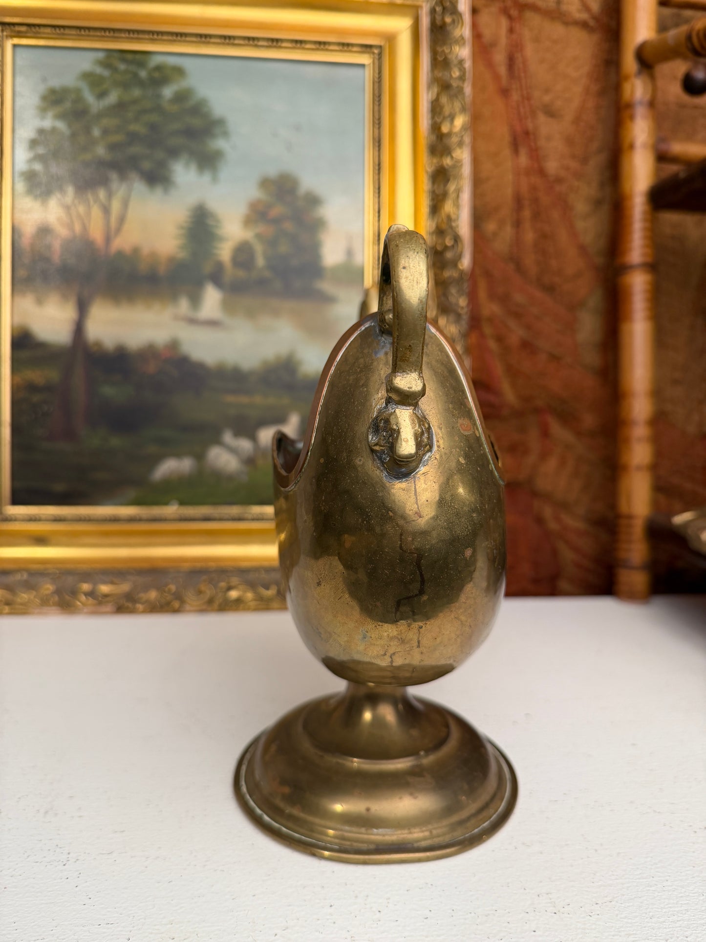 Hammered Brass & Copper Vessel