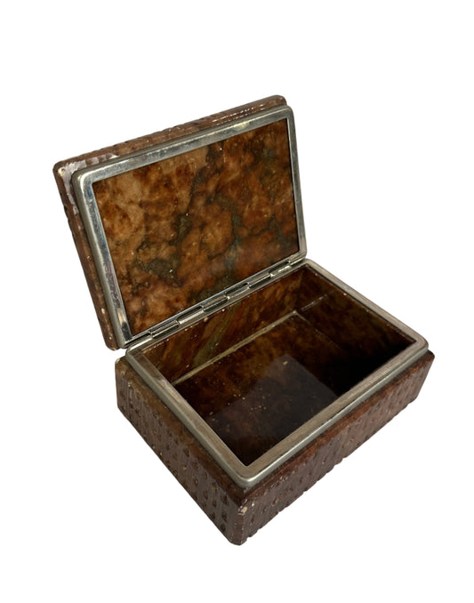 Brown Alabaster Box