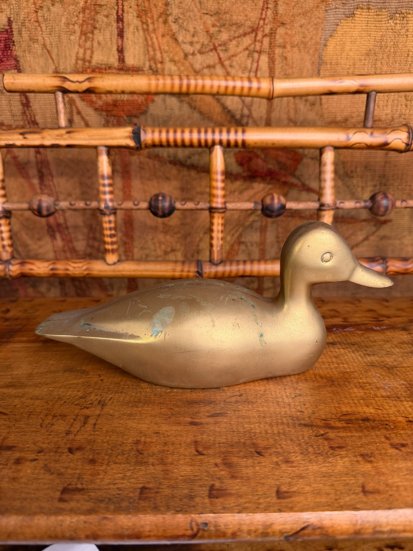 Vintage Brass Duck