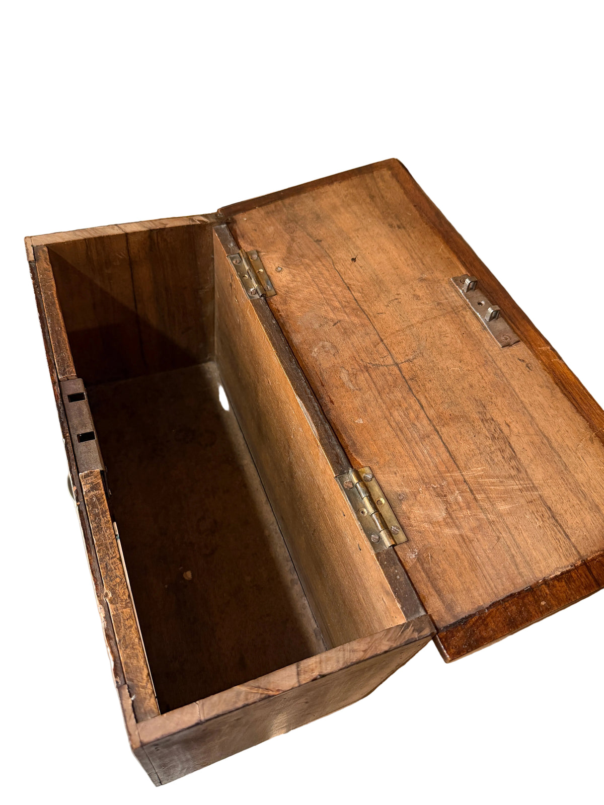 Wooden Storage Chest with Faux Drawers