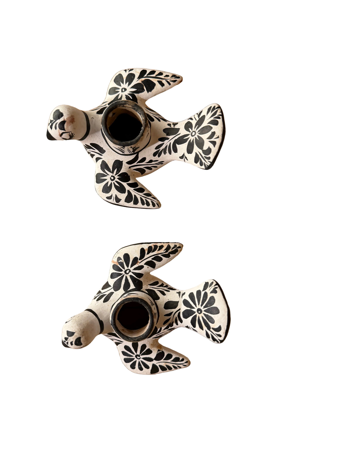 Mexican Folk Art Bird Candleholders