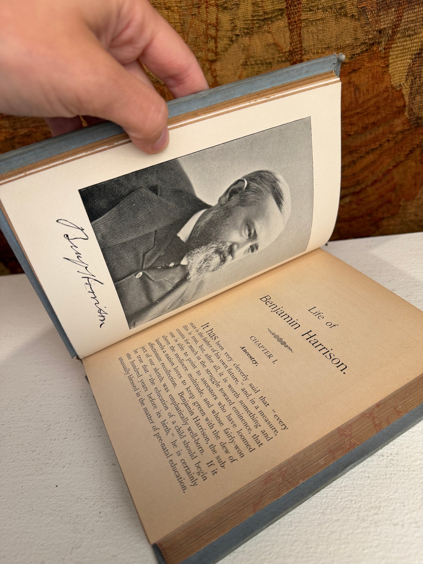 Lives of Gen. Benjamin Harrison and Whitelaw Reid Official Edition 1892