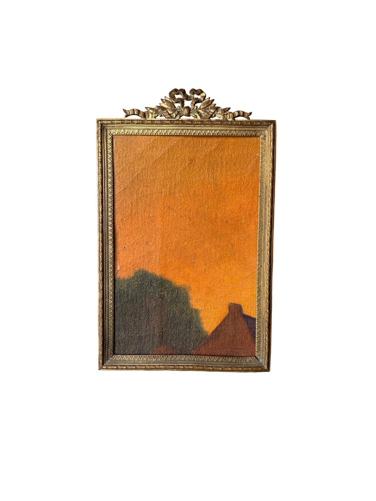 Antique French Gilt Metal Picture Frame