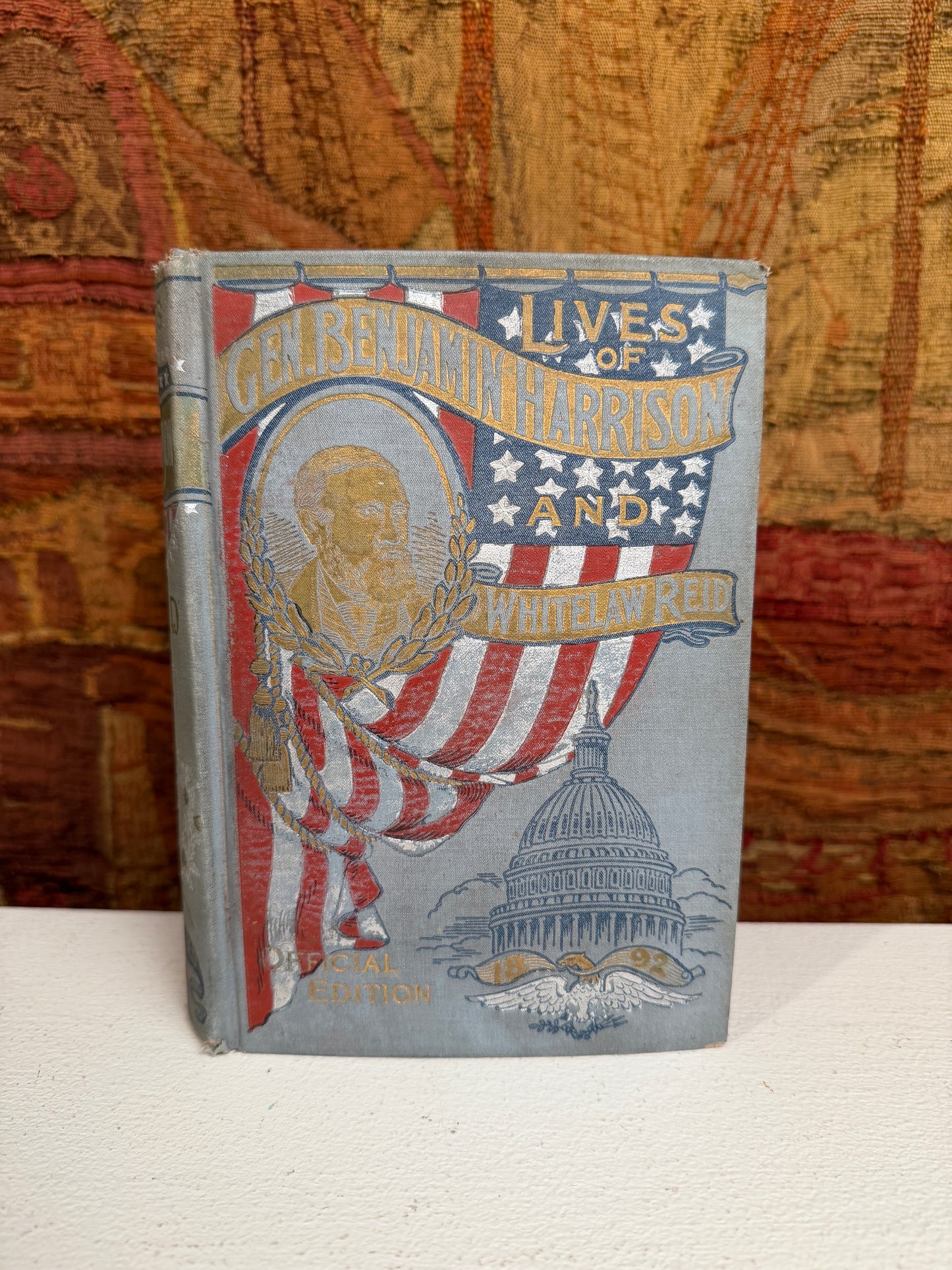 Lives of Gen. Benjamin Harrison and Whitelaw Reid Official Edition 1892