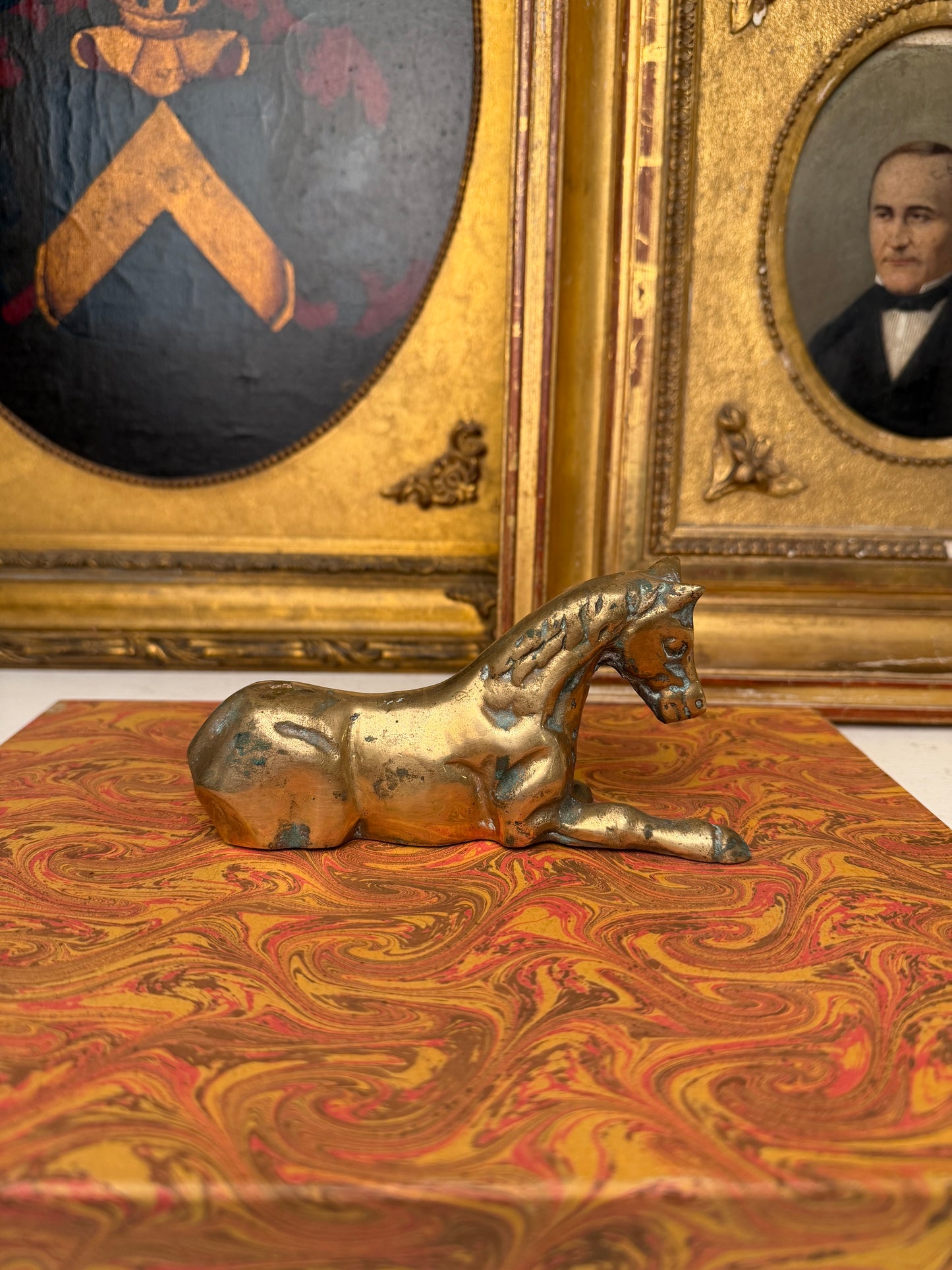Vintage Brass Horse