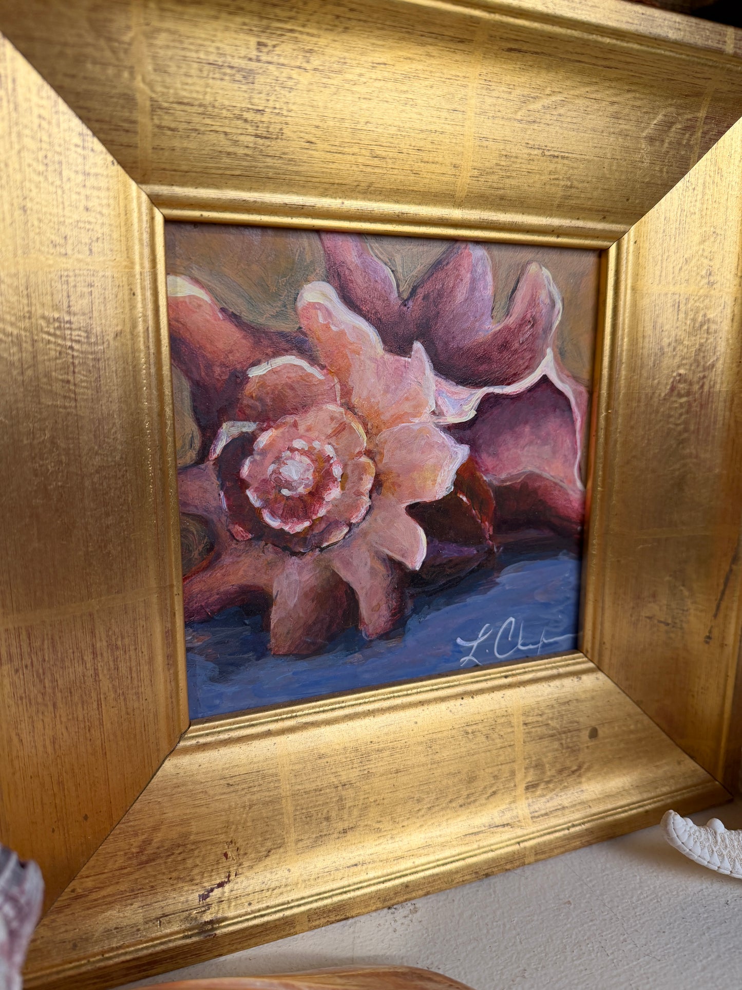 Conch Shell Painting
