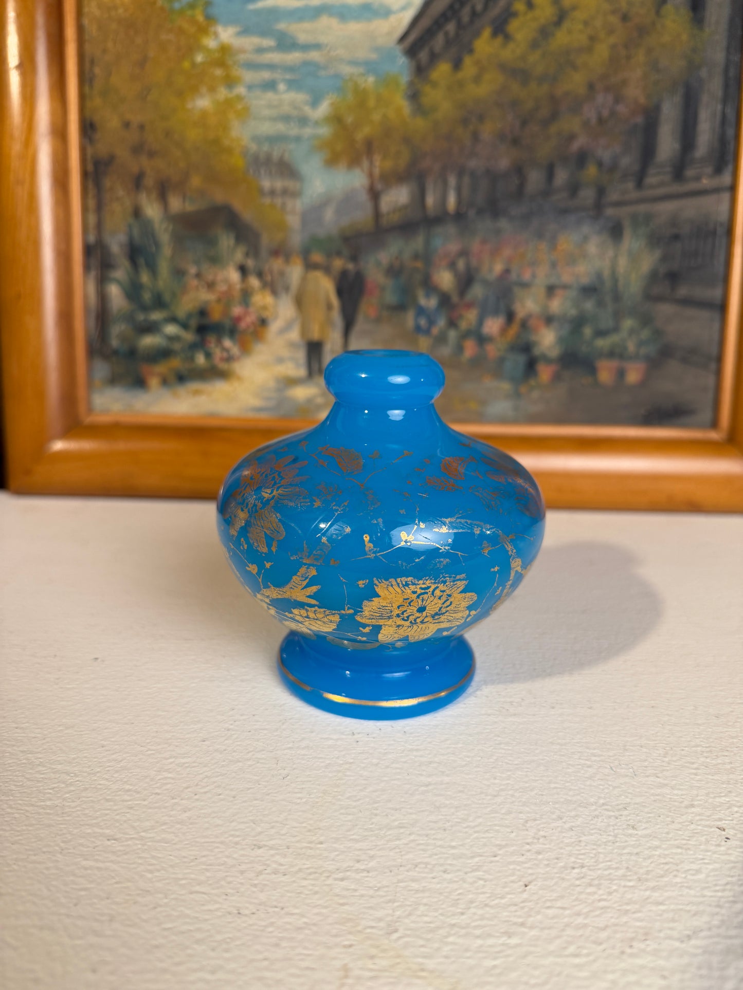 Opaline Bud Vase