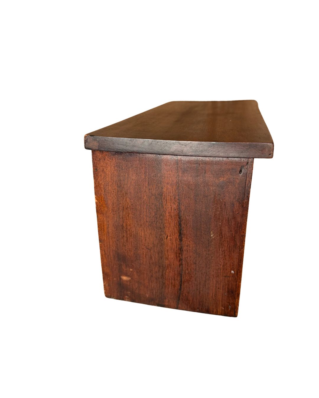 Wooden Storage Chest with Faux Drawers