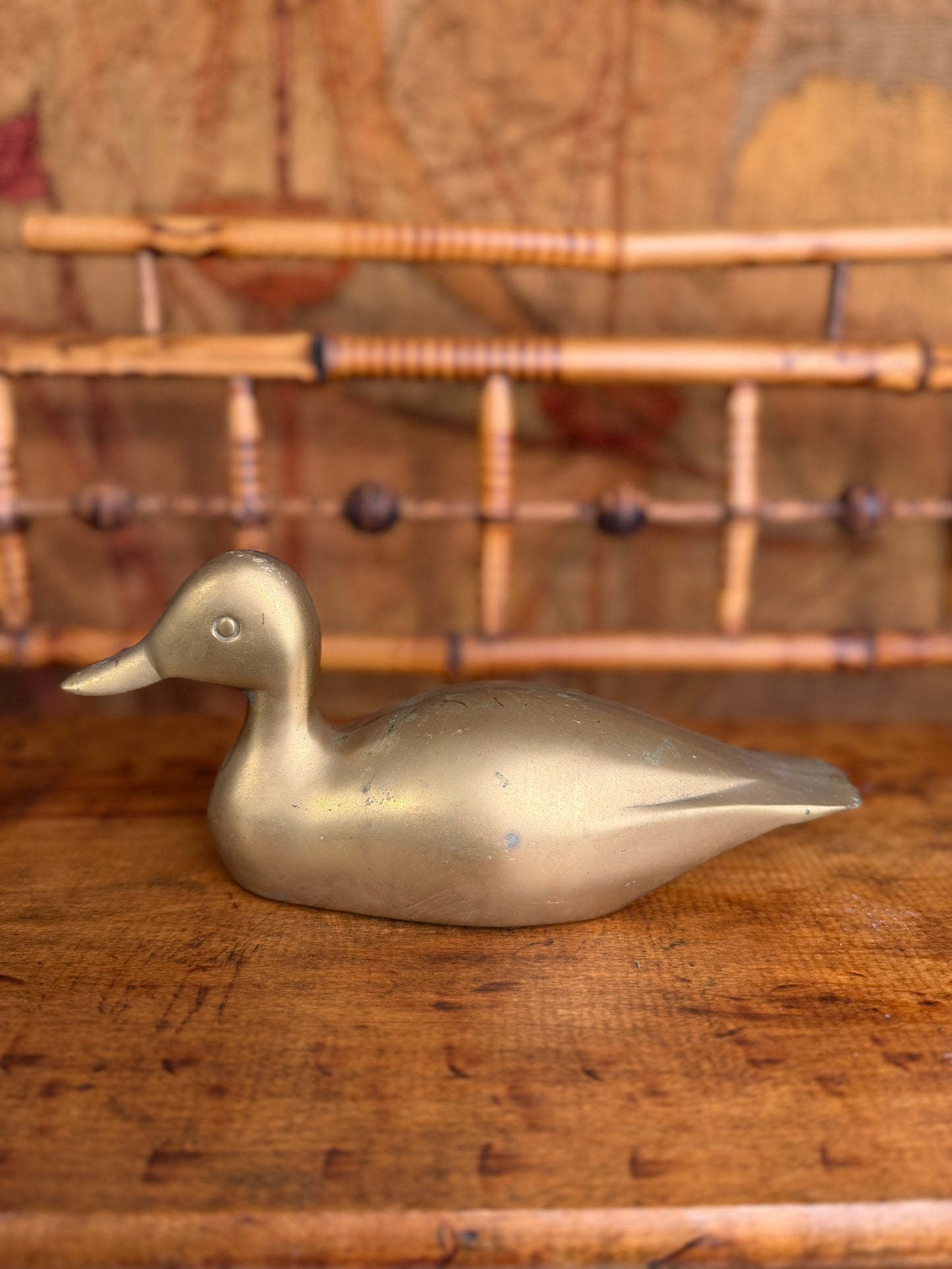 Vintage Brass Duck