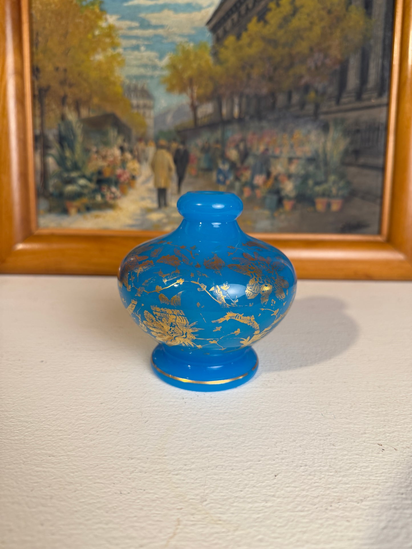 Opaline Bud Vase