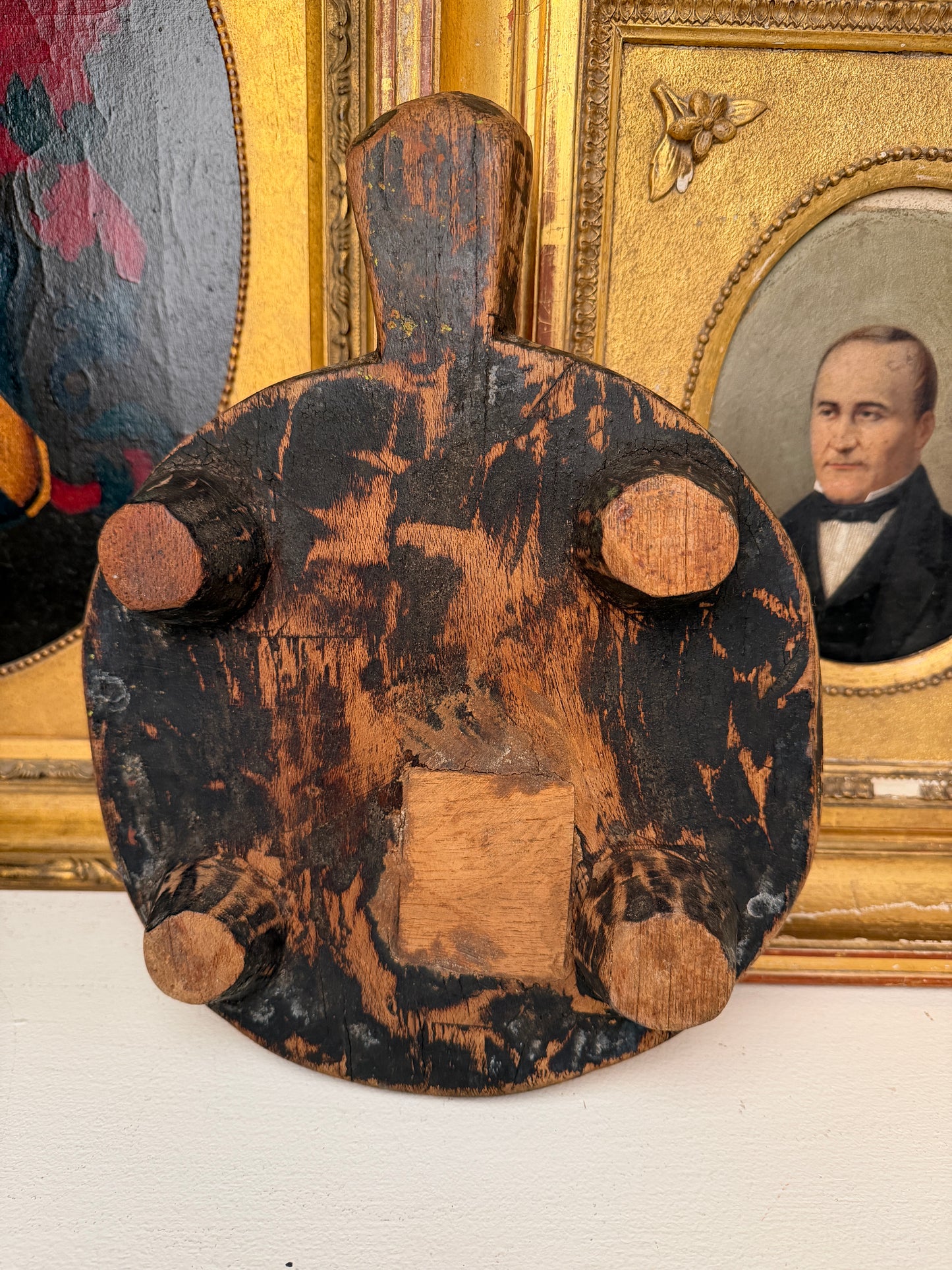 Vintage Wooden Pedestal