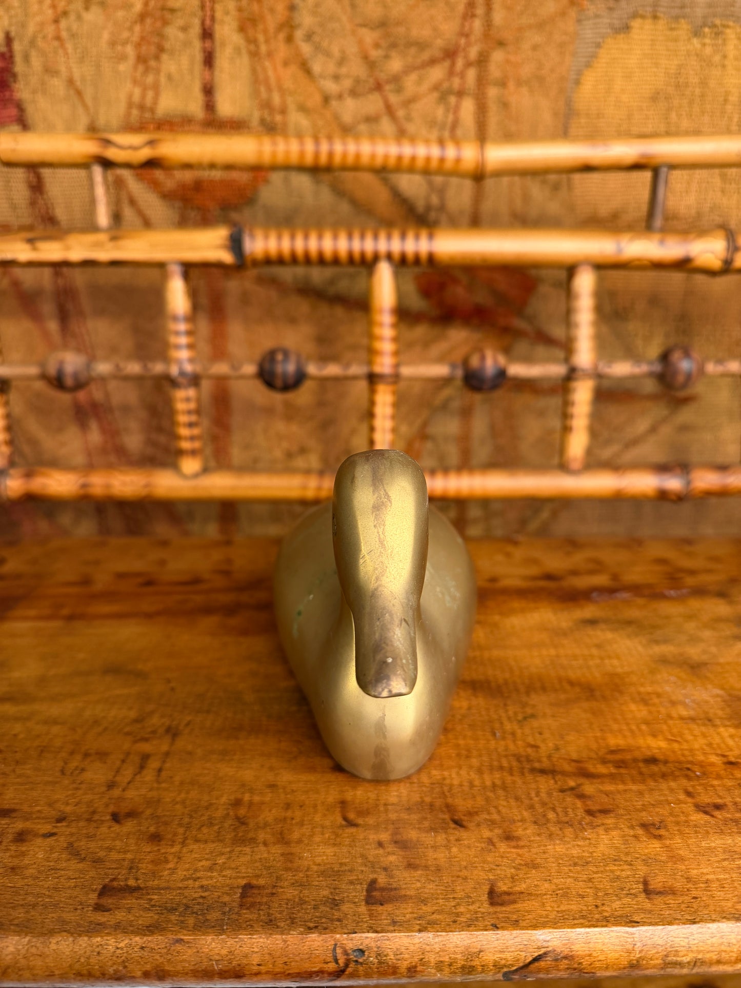Vintage Brass Duck