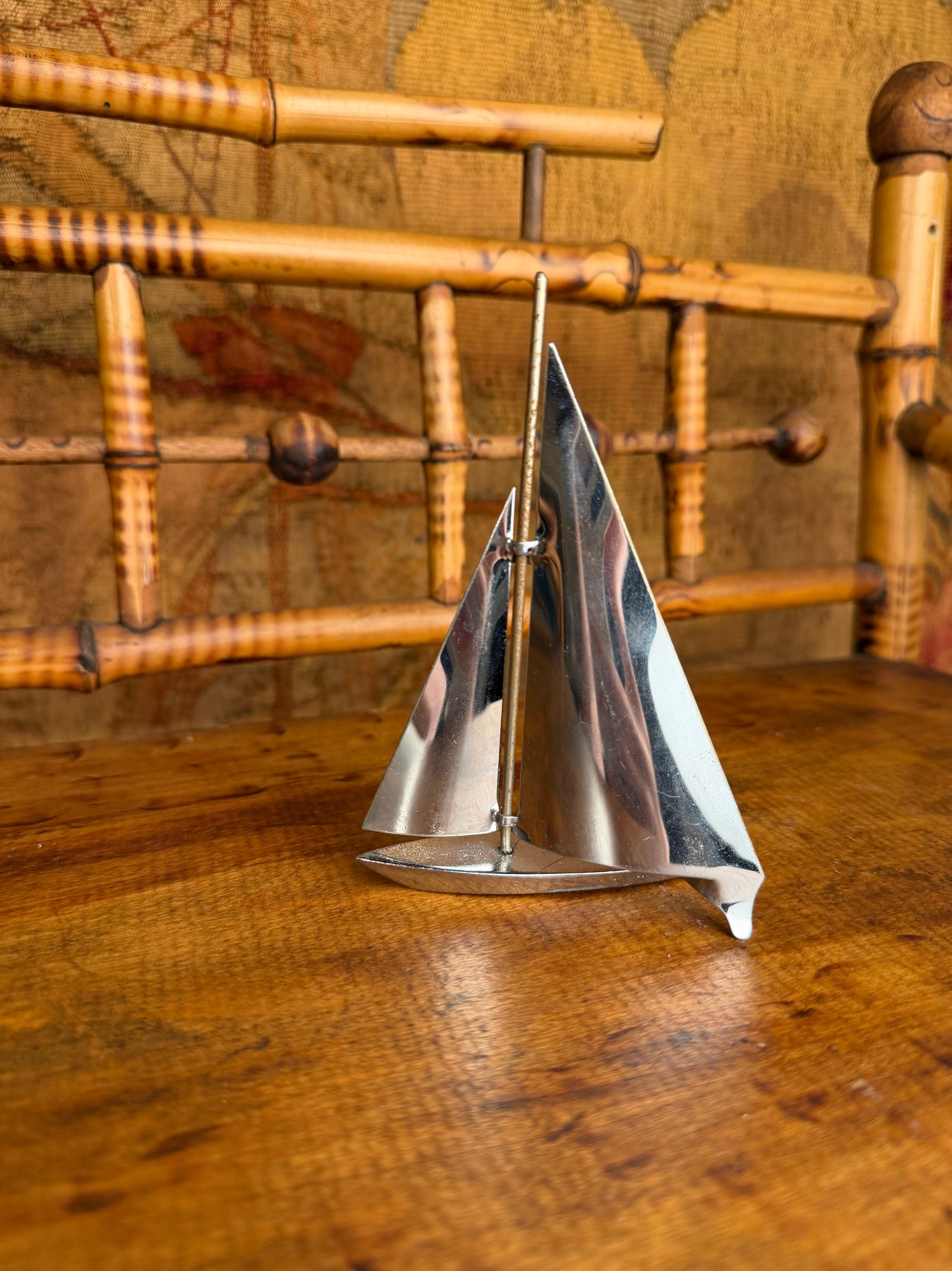Silver Sailboat