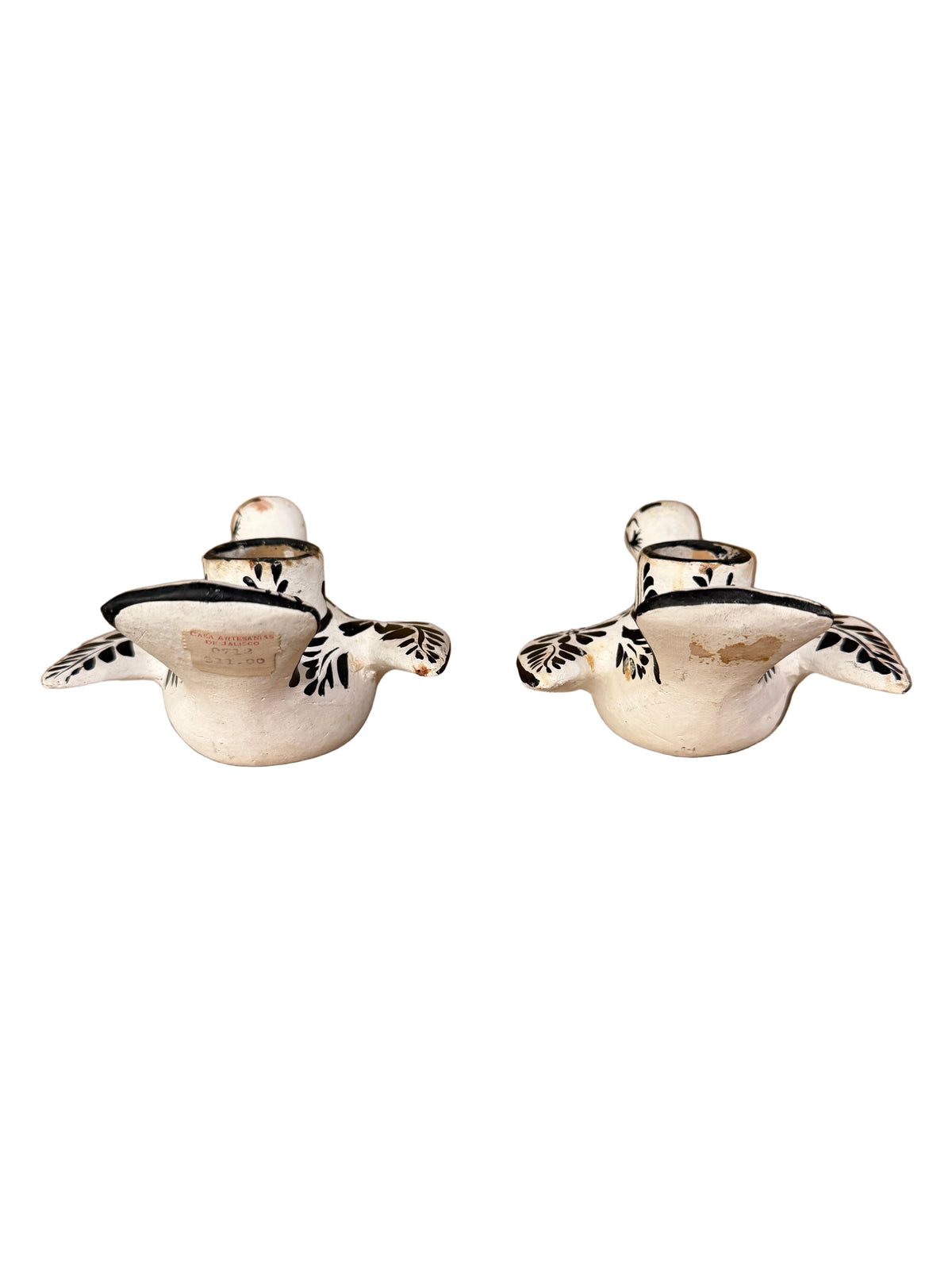 Mexican Folk Art Bird Candleholders