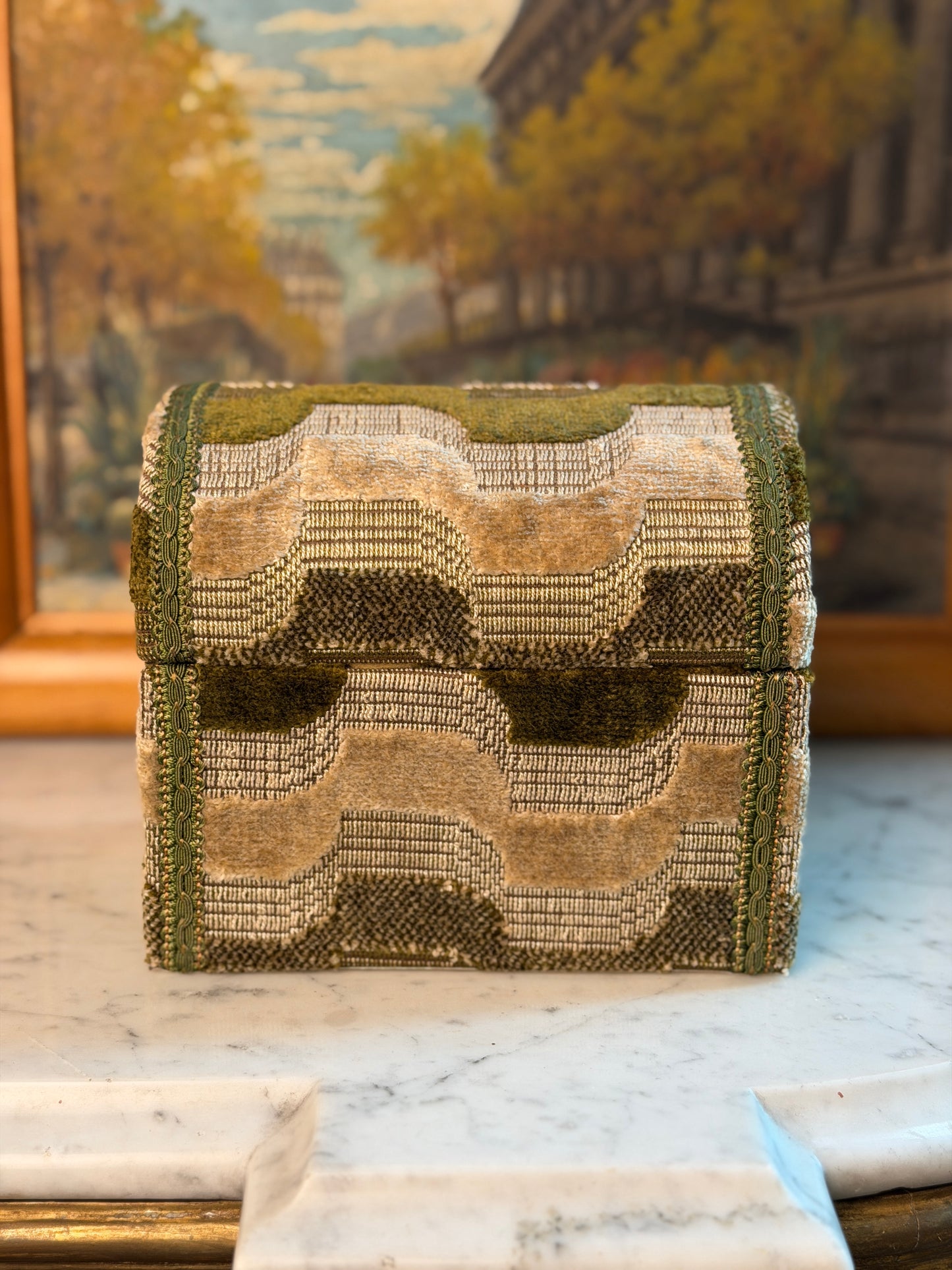 Vintage Tapestry Box