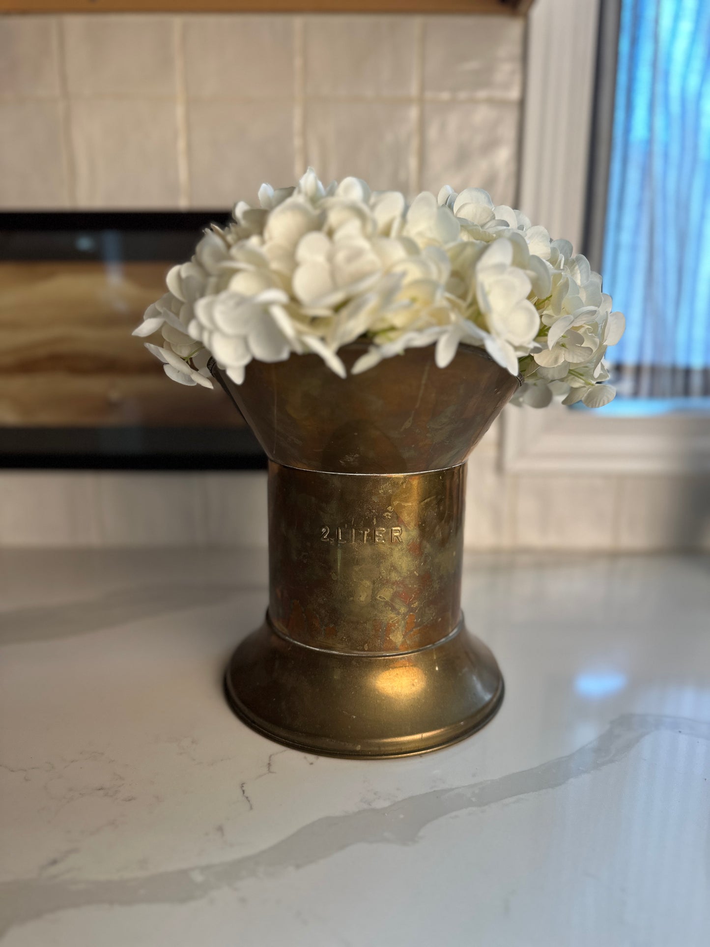 Vintage Brass Measuring Pitcher