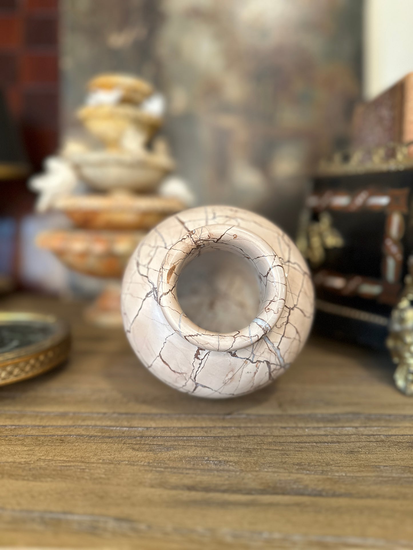 Vintage Marble Stone Vase