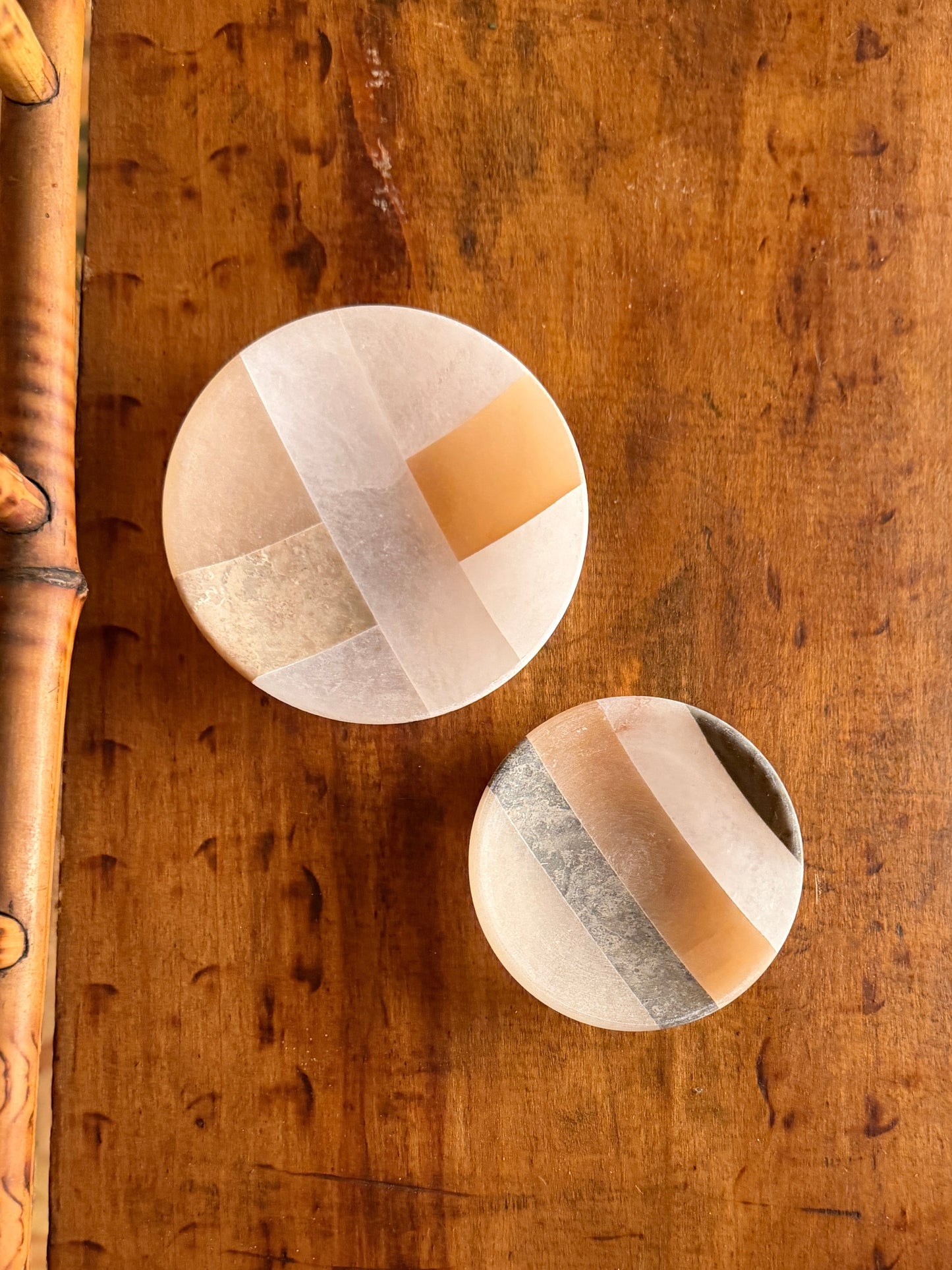 Alabaster Catchall Dish Set of 2