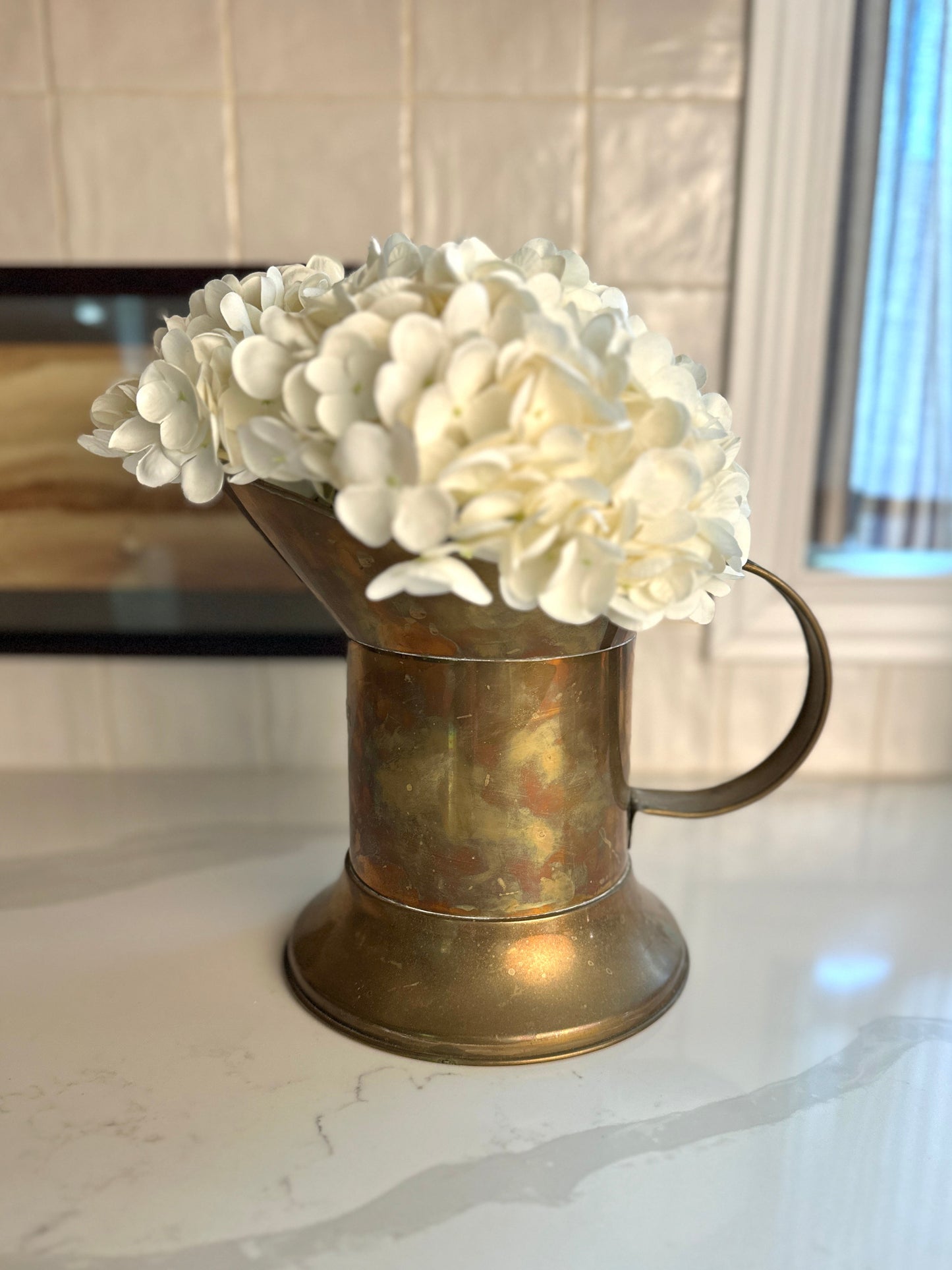 Vintage Brass Measuring Pitcher