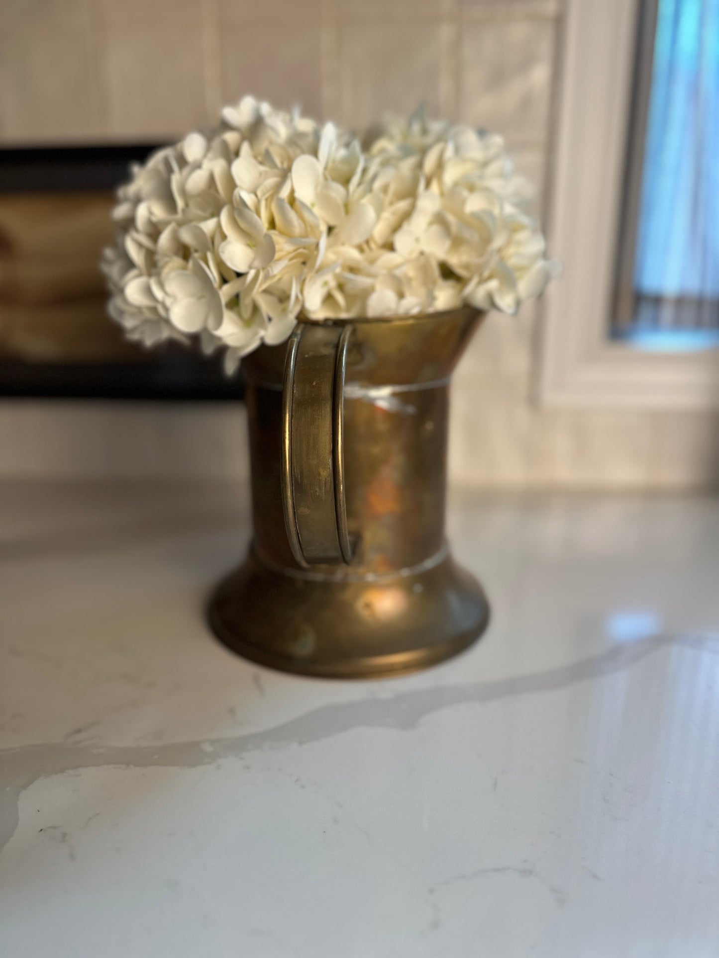 Vintage Brass Measuring Pitcher