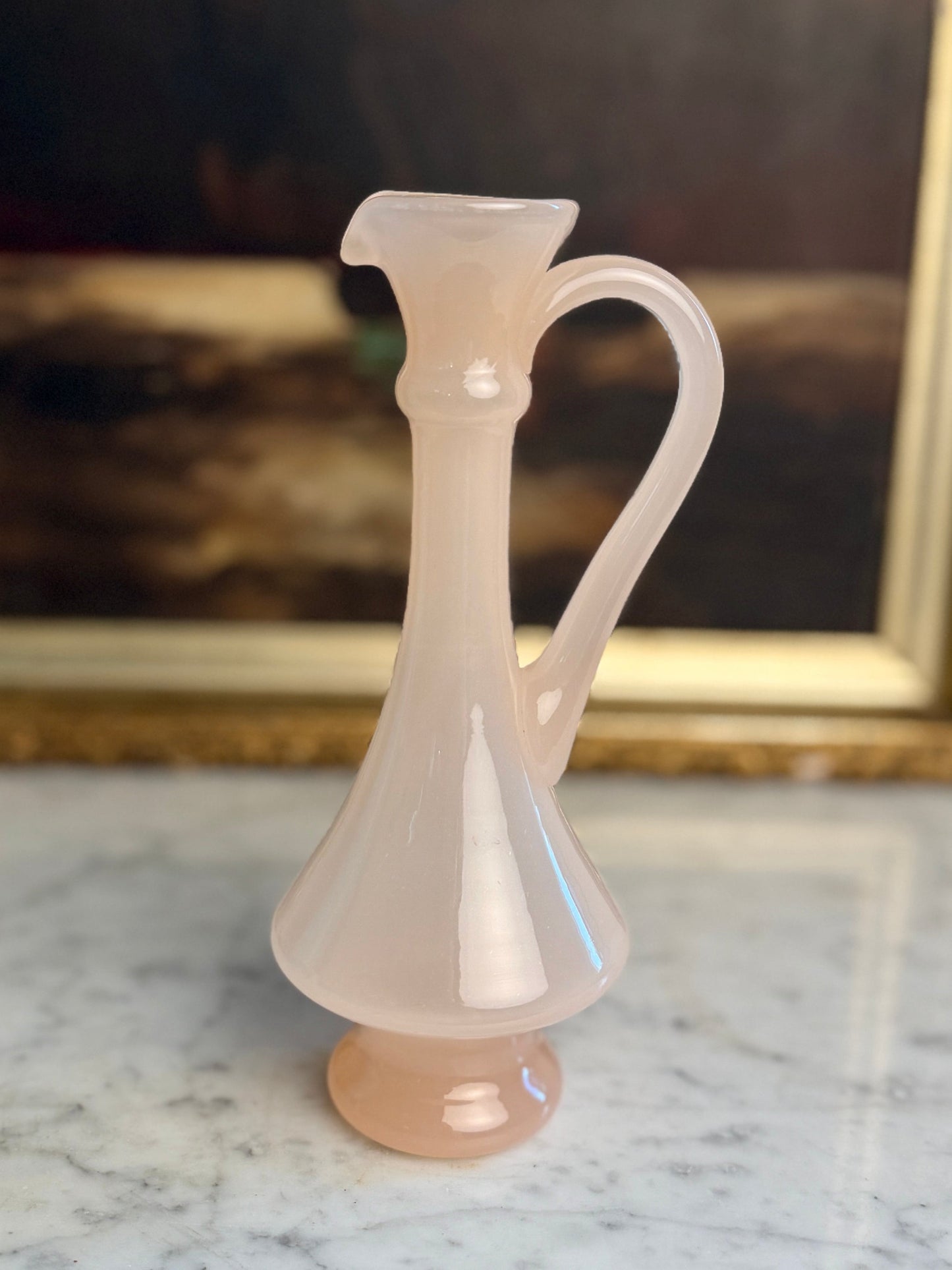 Pale Pink Opaline Pitcher