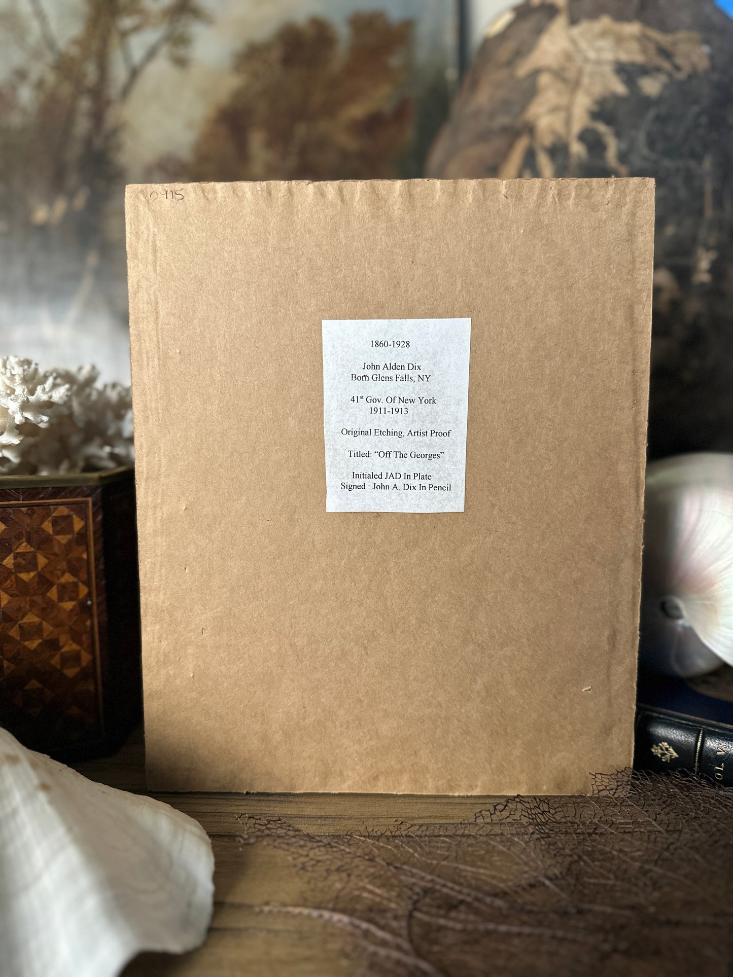 Antique Sailboat Etching