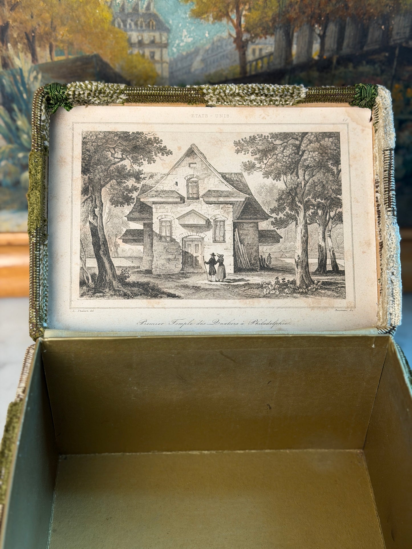 Vintage Tapestry Box