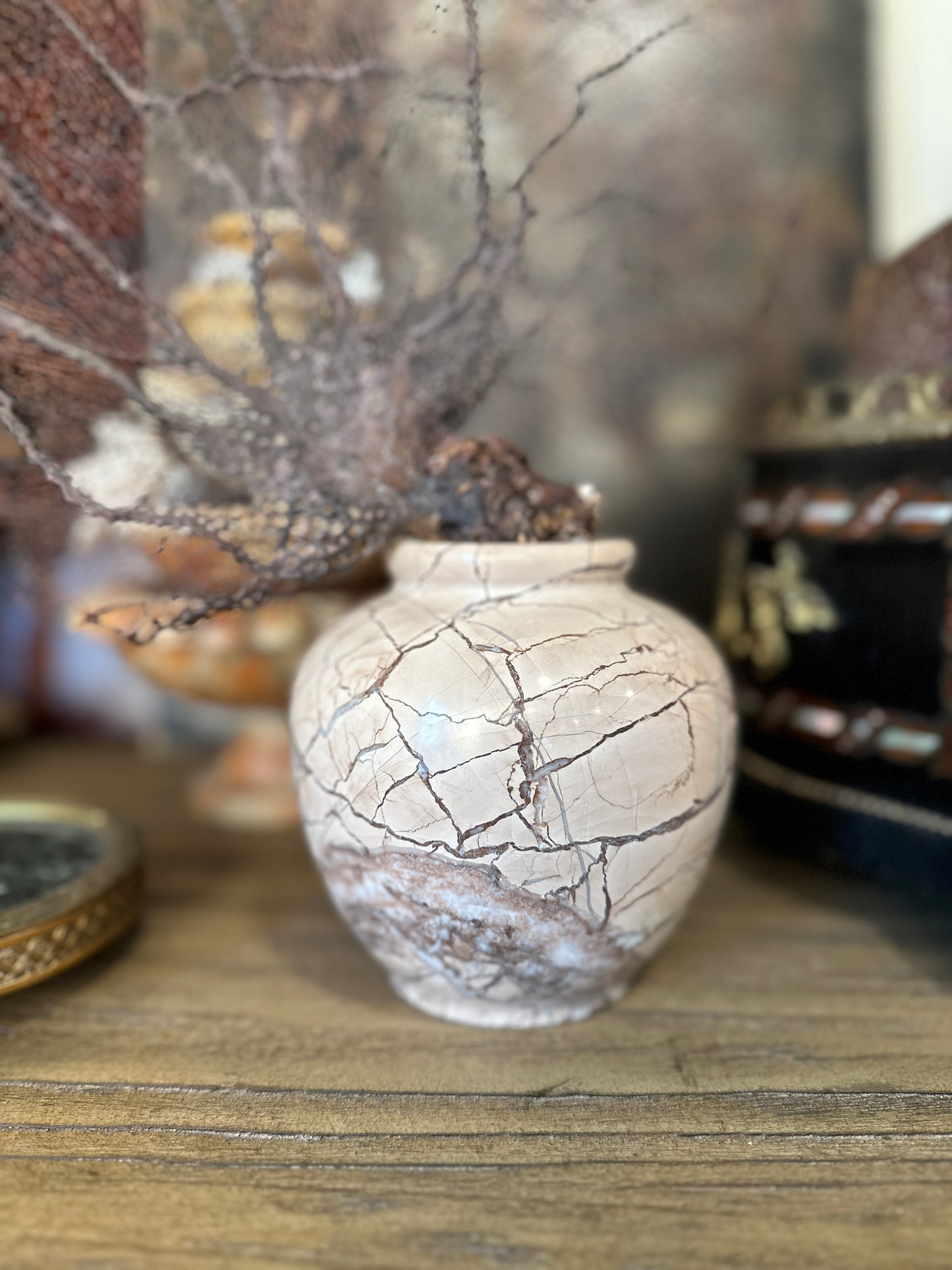 Vintage Marble Stone Vase