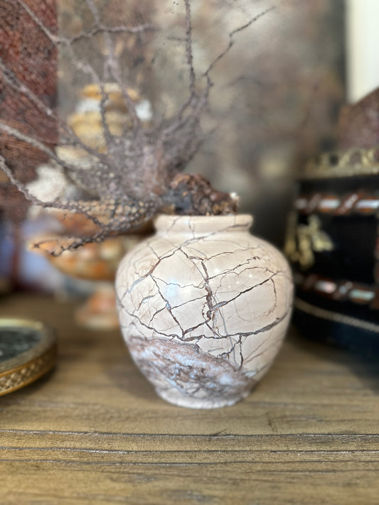 Vintage Marble Stone Vase