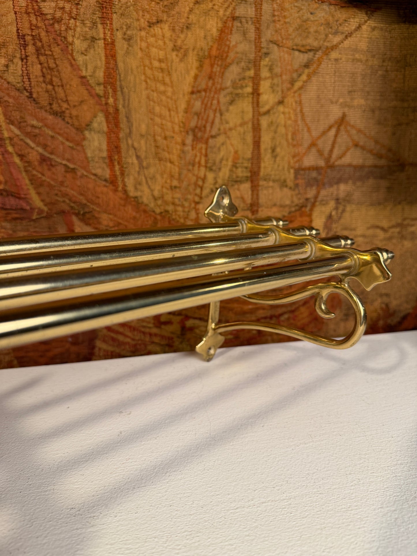 Brass Pullman Style Rack