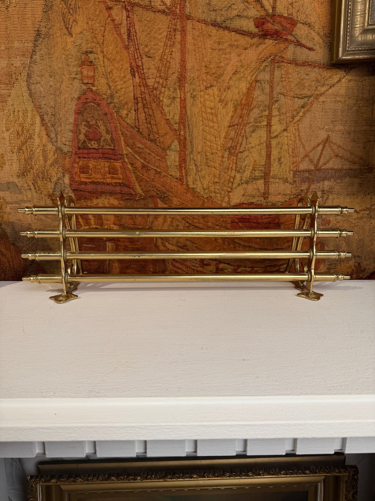 Brass Pullman Style Rack