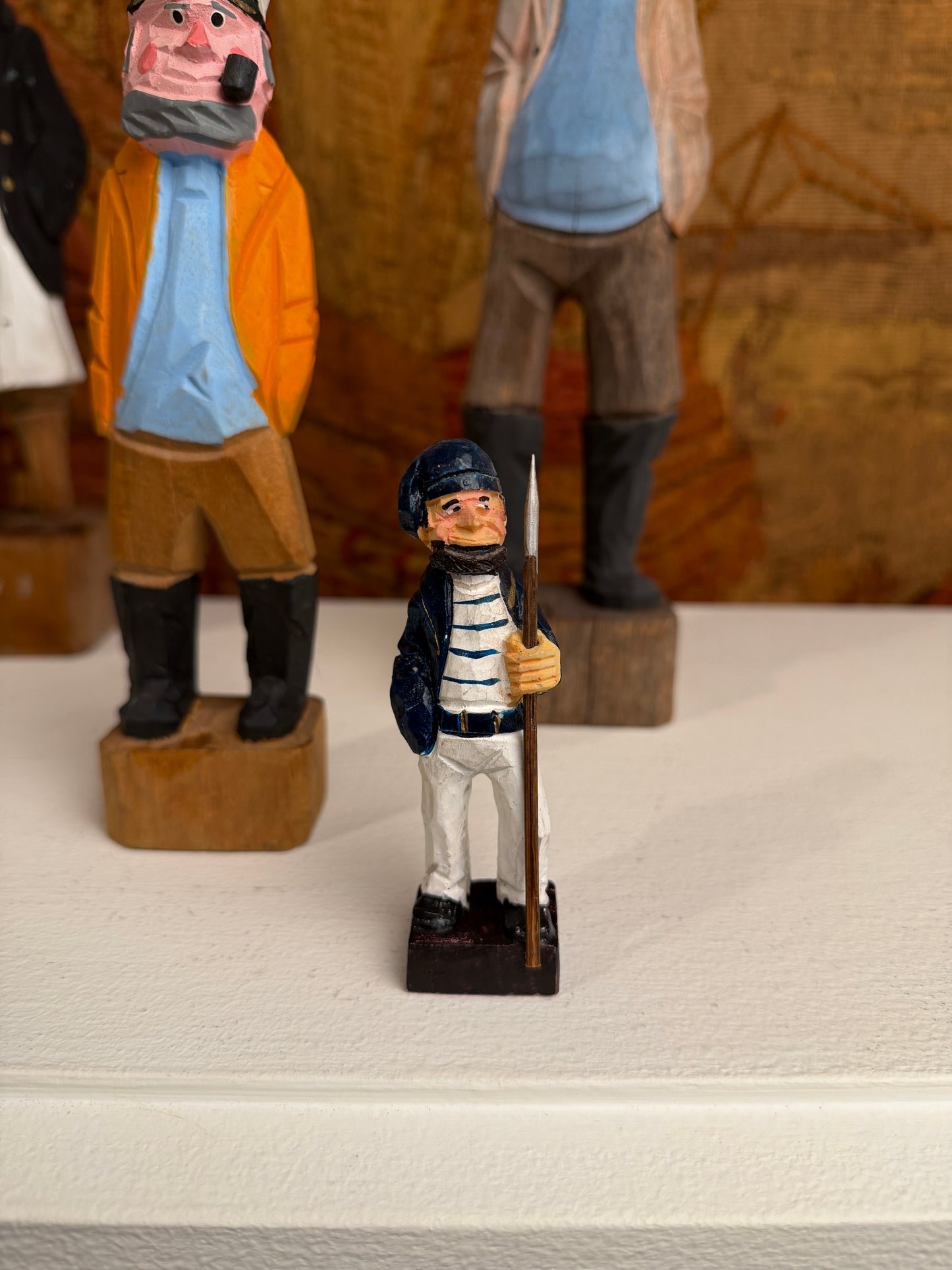 Vintage Hand Carved Seaman 4.25”