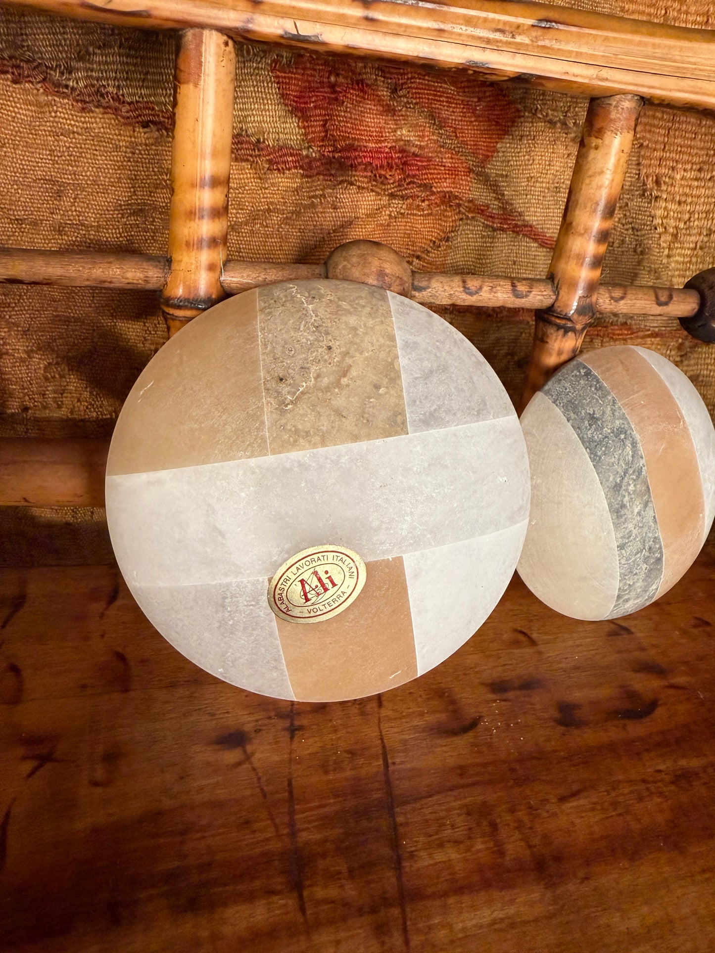 Alabaster Catchall Dish Set of 2