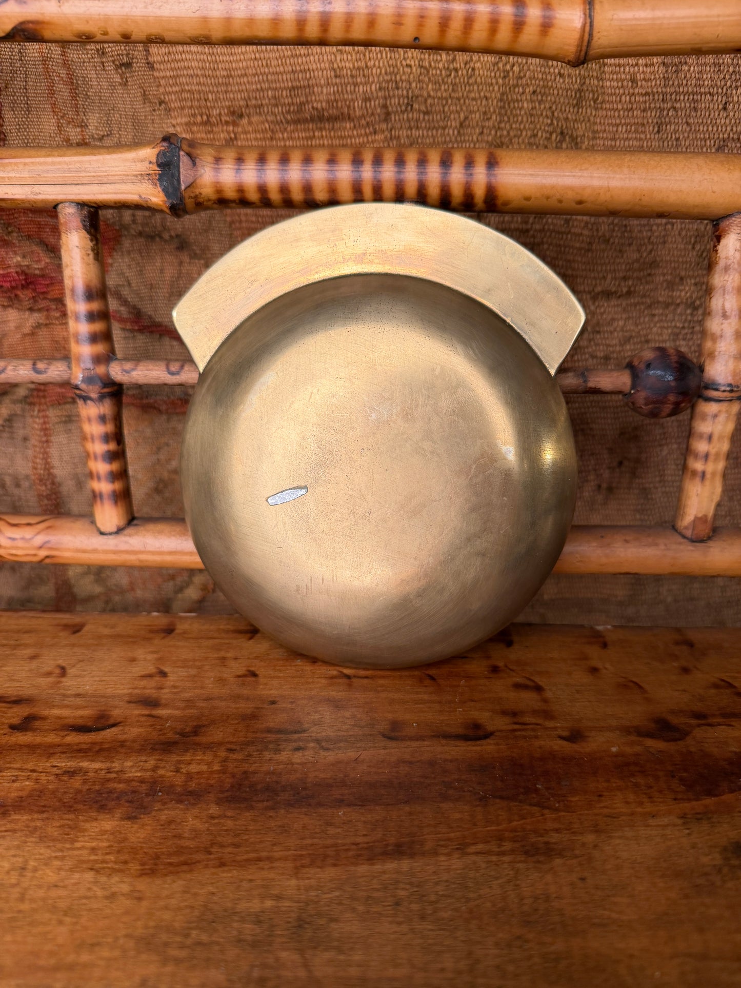 Vintage Brass Pocket Change Holder