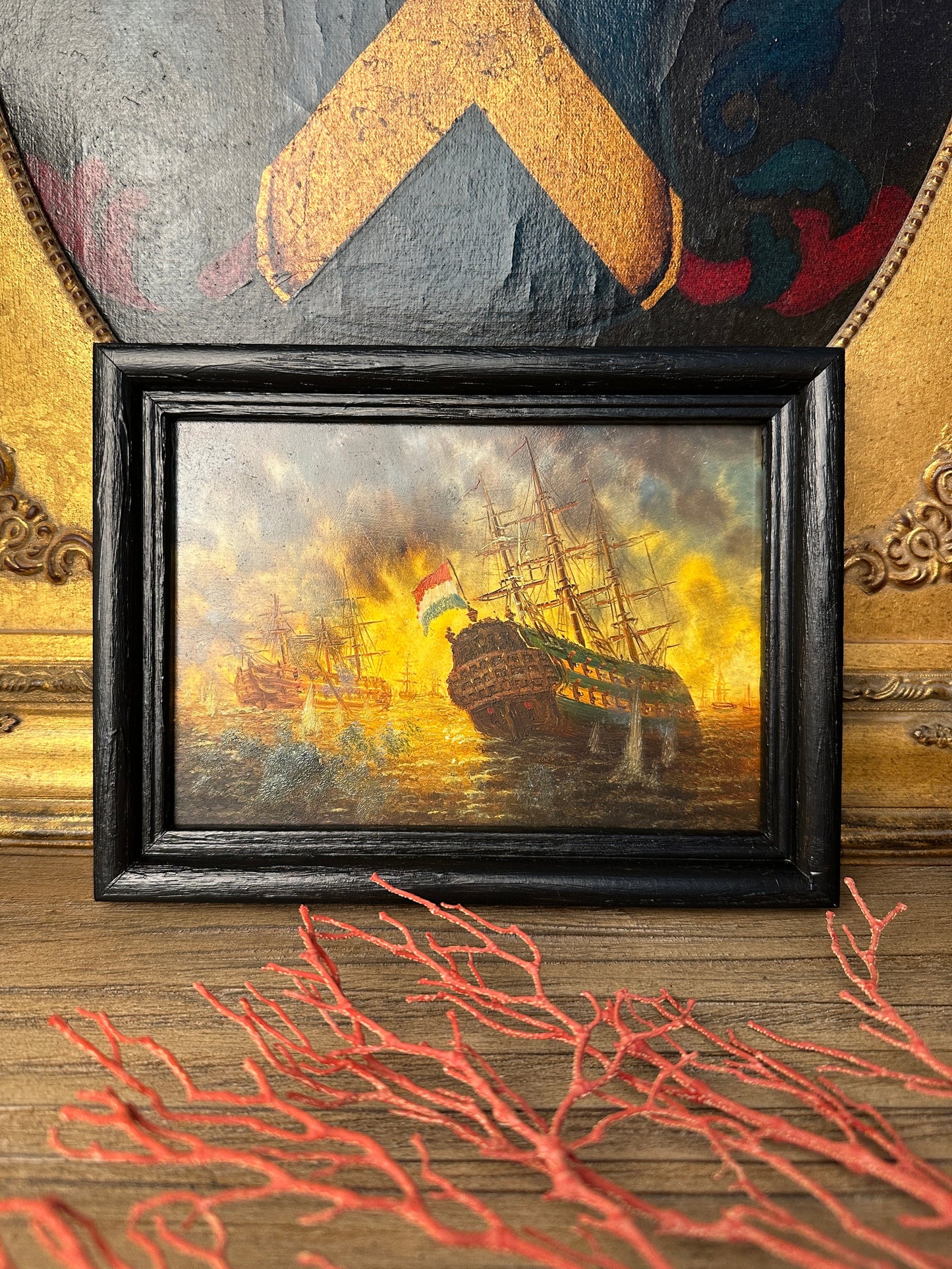 French Ship Painting